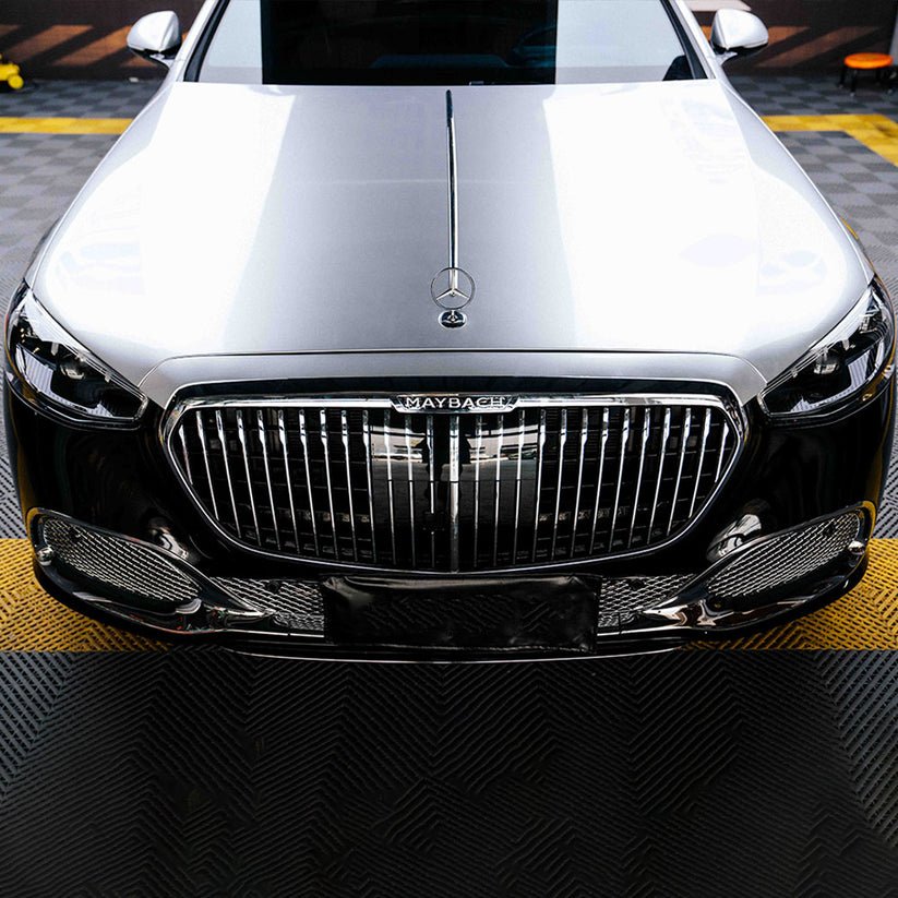 Glossy Metallic Metal Silver Vinyl Wrap