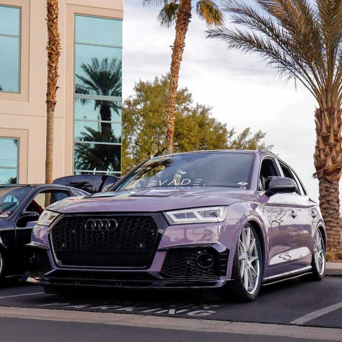 High Glossy Purplish Grey Vinyl Wrap