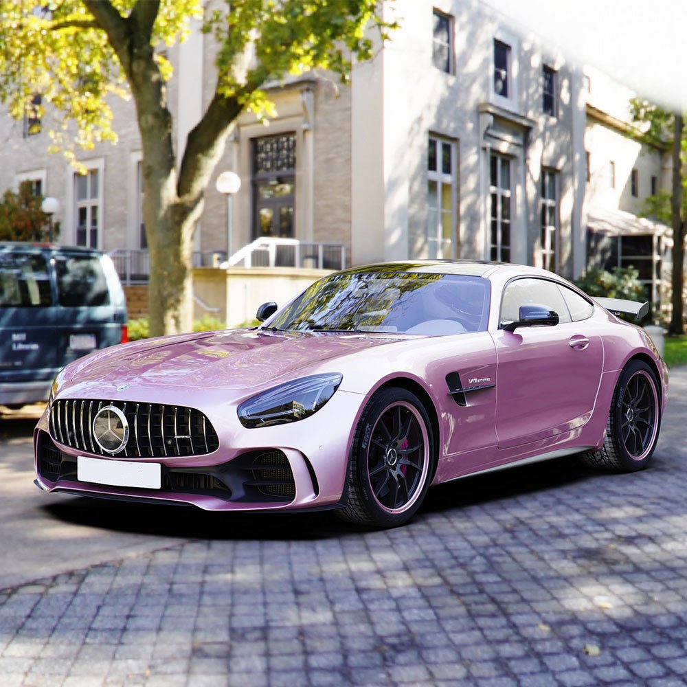 Glossy Metallic Passion Pink Vinyl Wrap