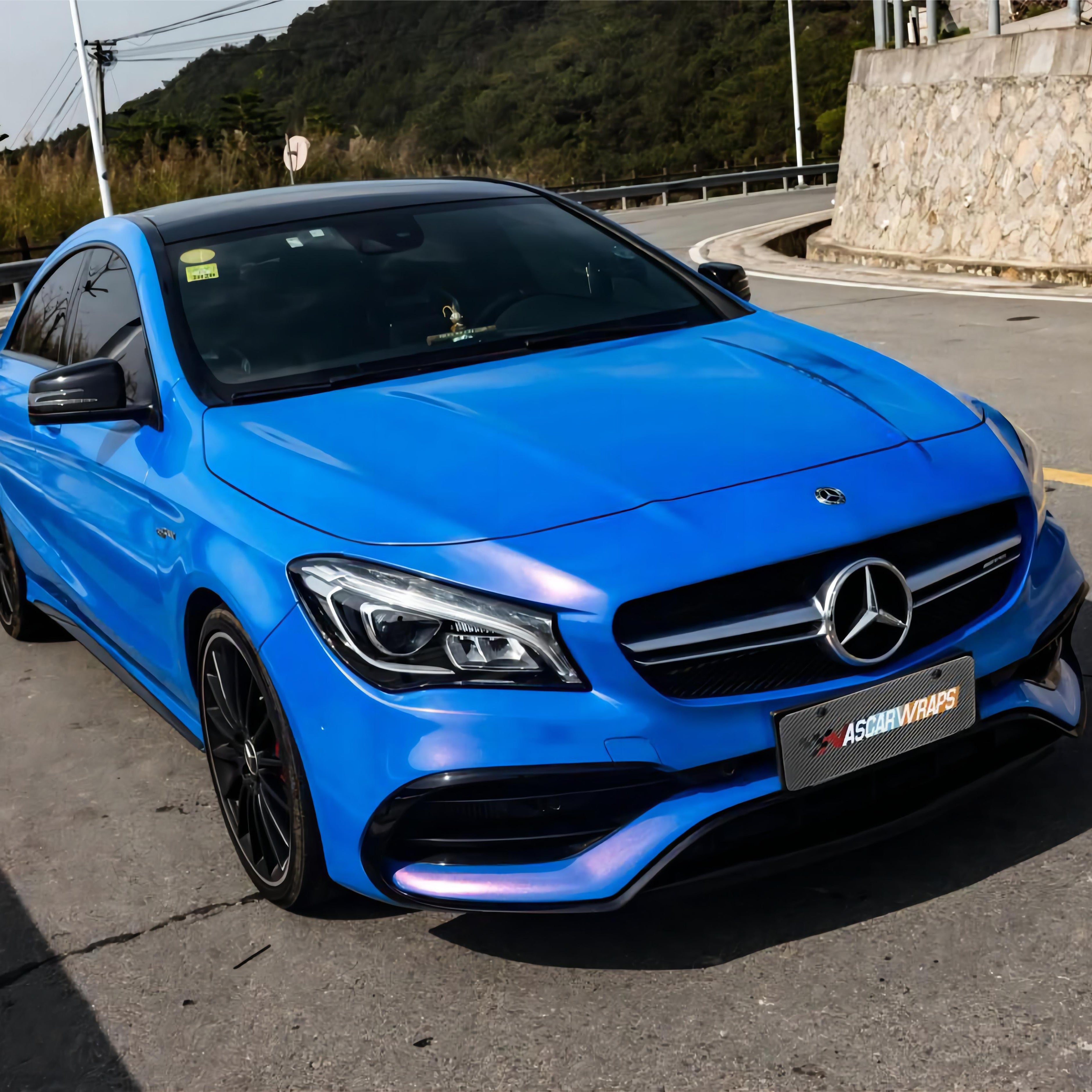 Diamond Metallic Gloss Blue Red Vinyl Wrap 2023 02