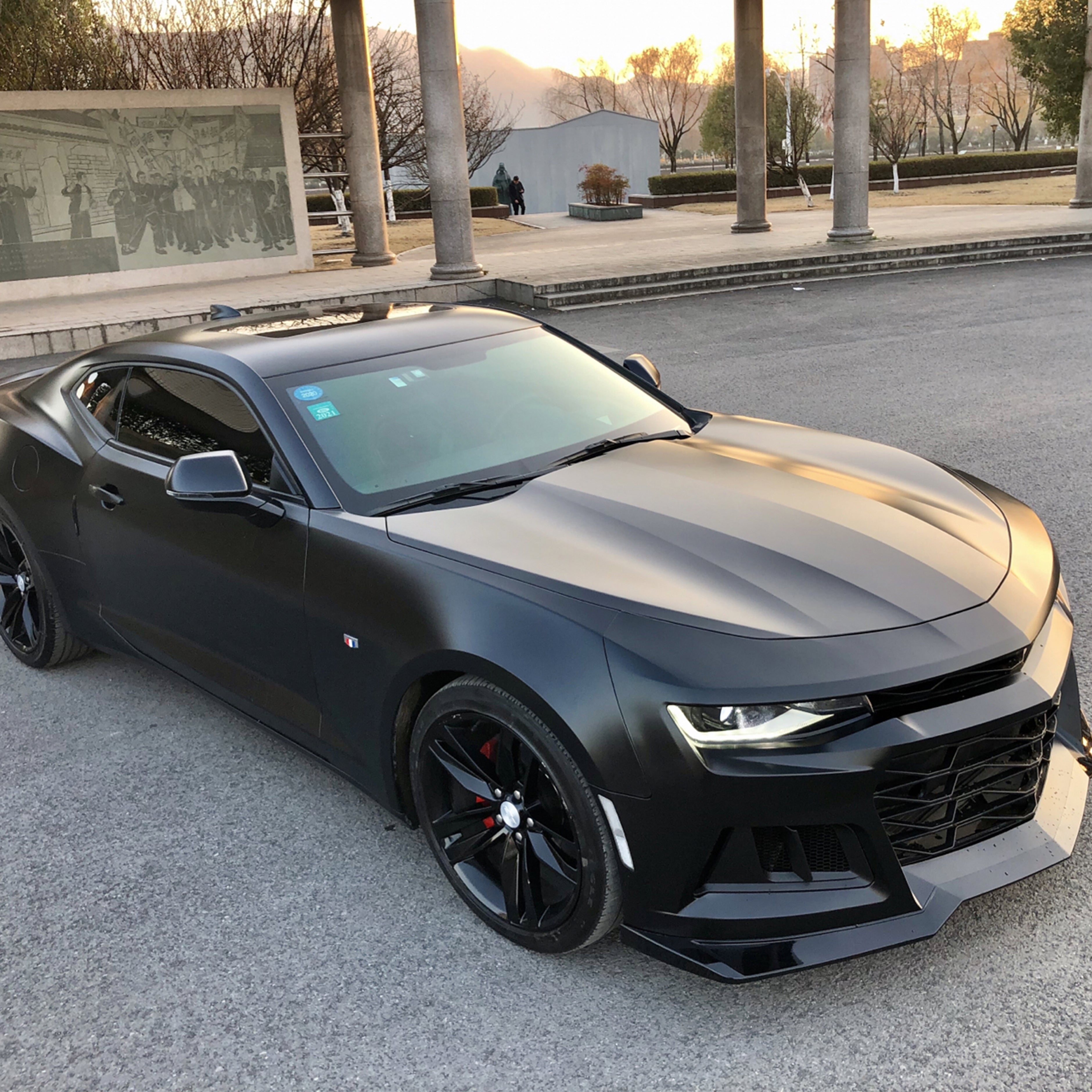 Premium Matte Satin Metallic Black Vinyl Wrap Film