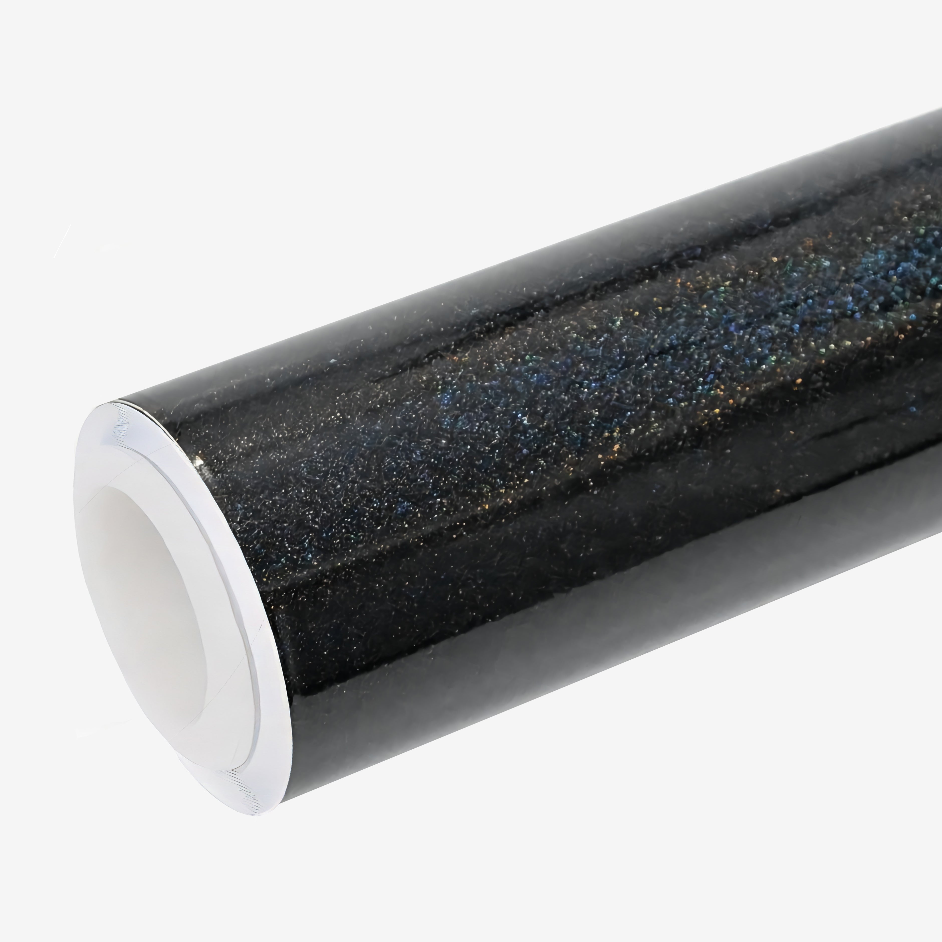 Gloss Rainbow Metallic Black Vinyl Wrap 2023 01