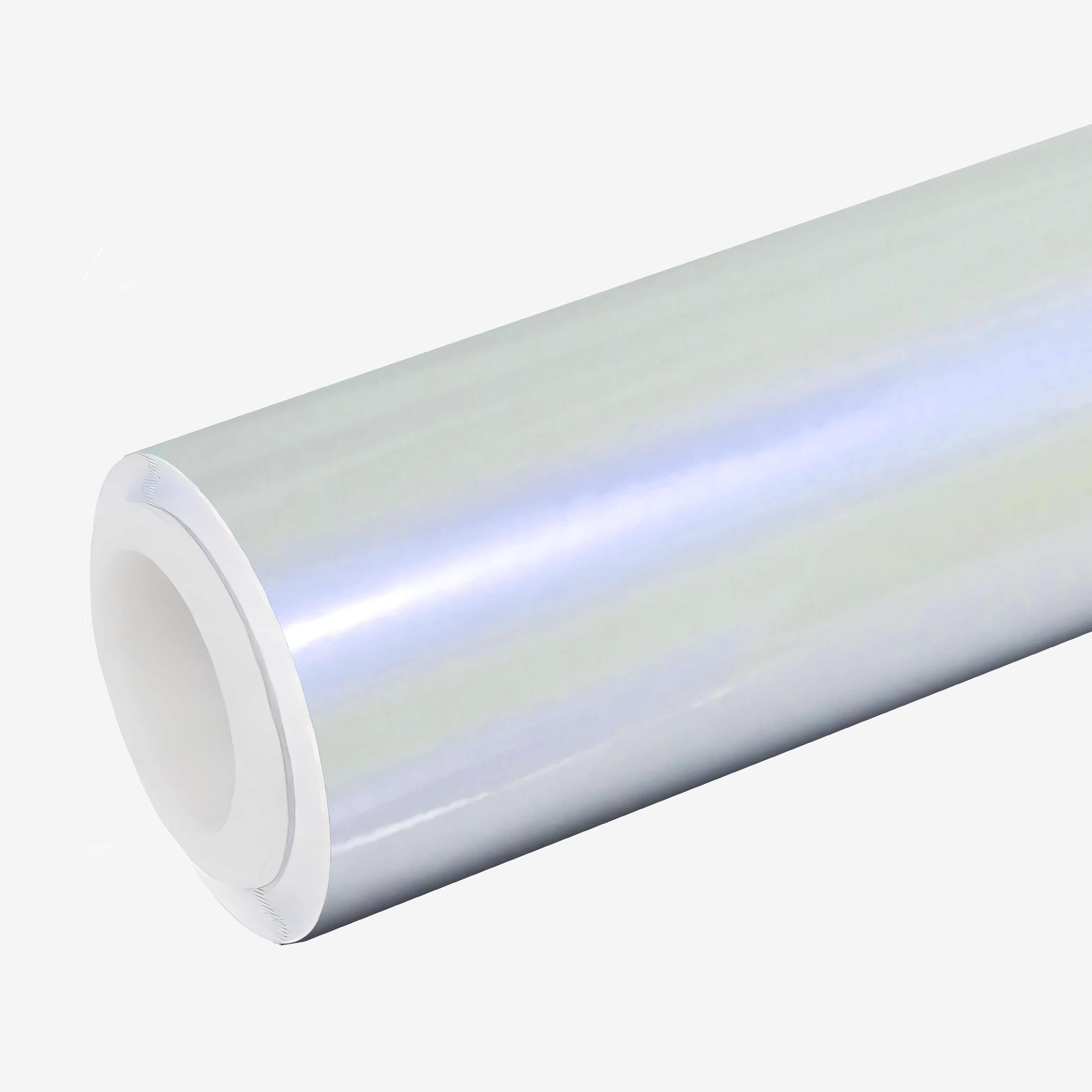 Gloss Pearl White Blue Vehicle Wraps 202301