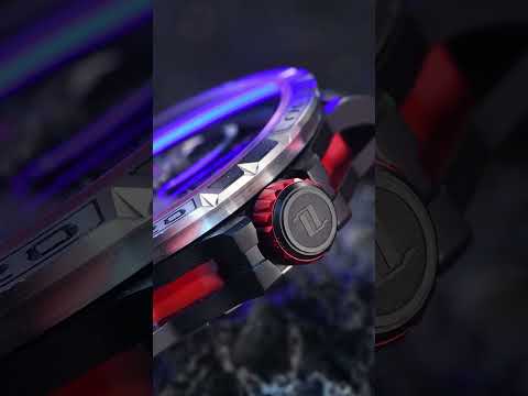 OBLVLO Designer Skeleton Sport Automatic Mechanical Watch For Men Rubber Strap Sapphire Shockproof Waterproof Diameter 47mm LM