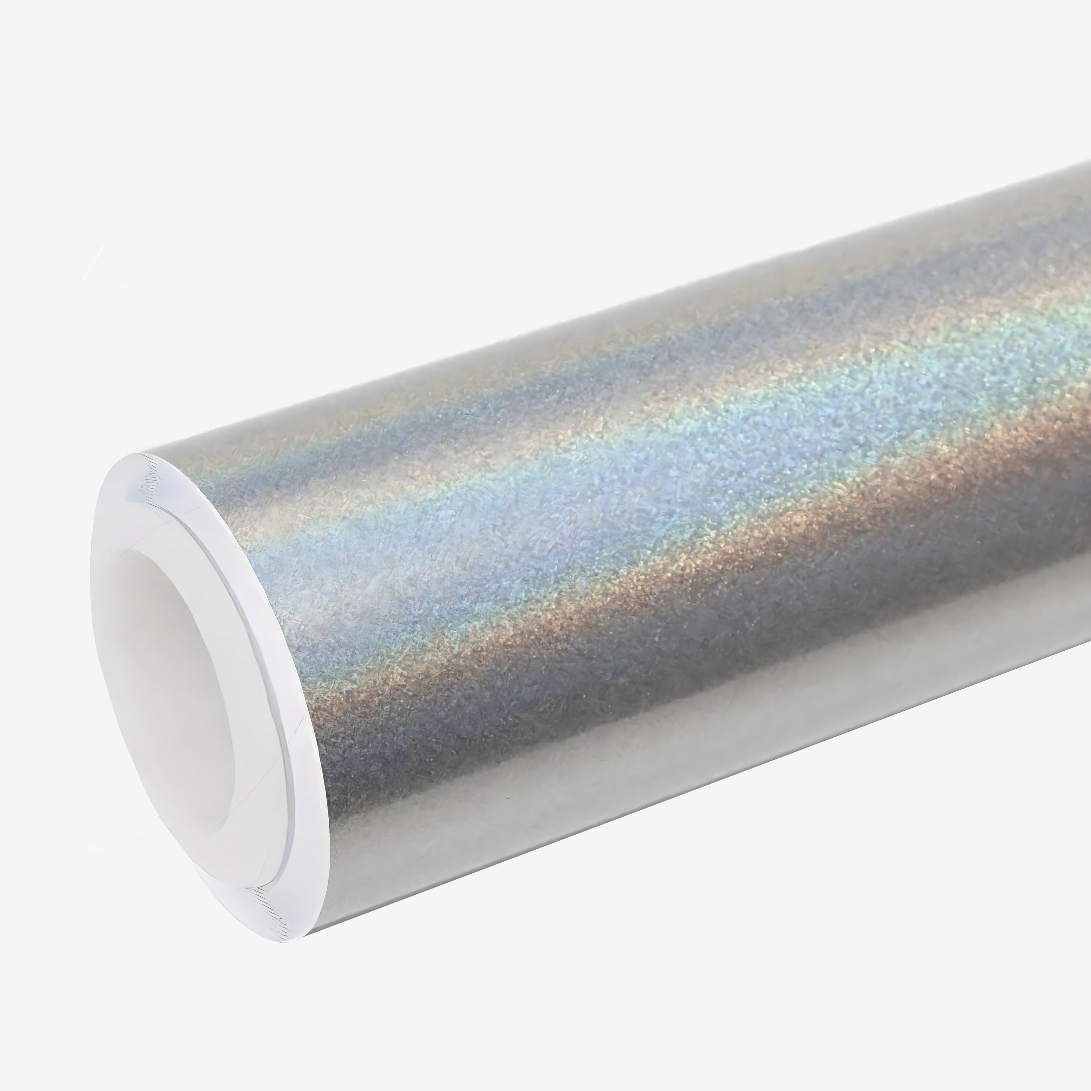 Gloss Rainbow Metallic Silver vinyl Wrap 2023 01