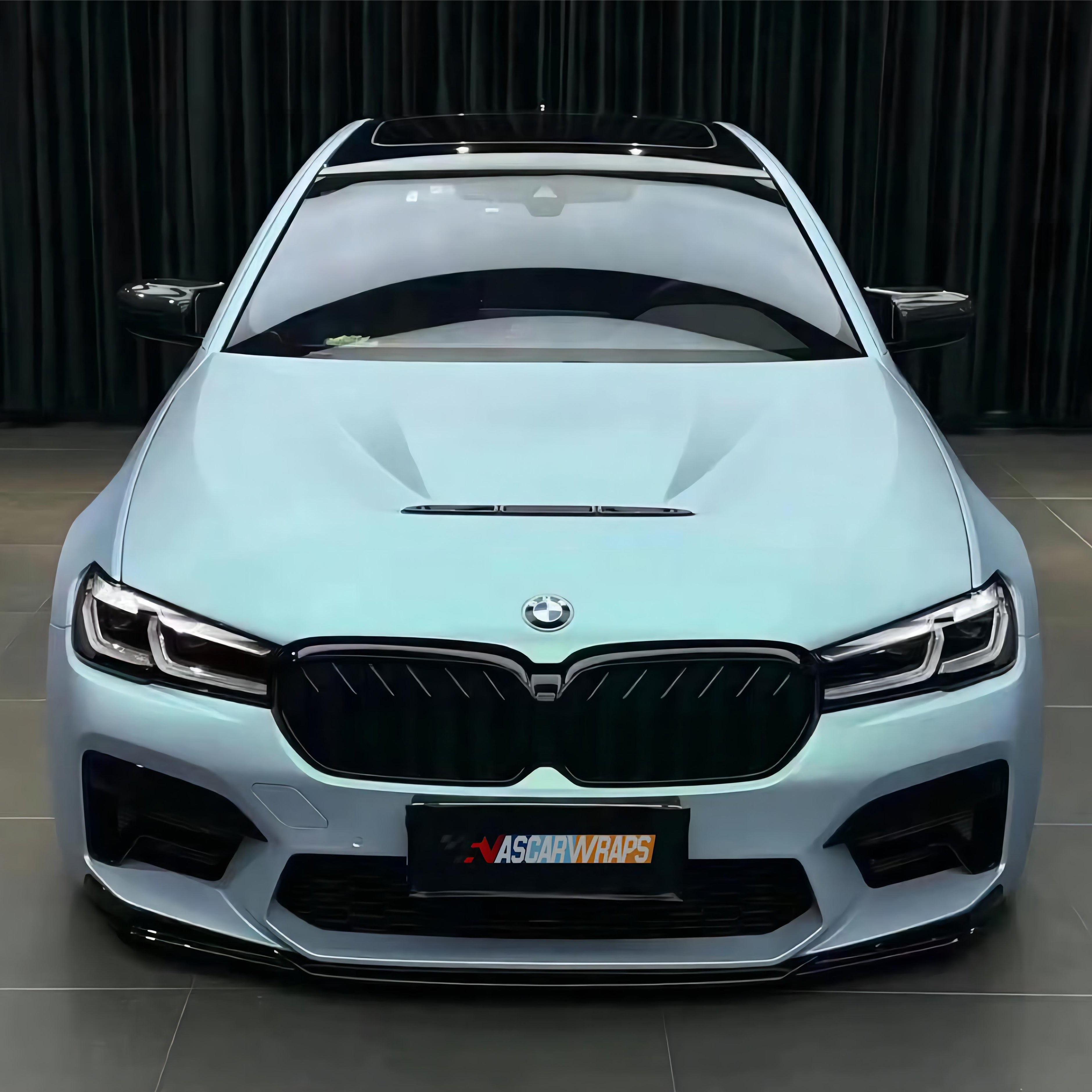Matte Candy Metallic Magic Gray Green Vinyl wrap 202301