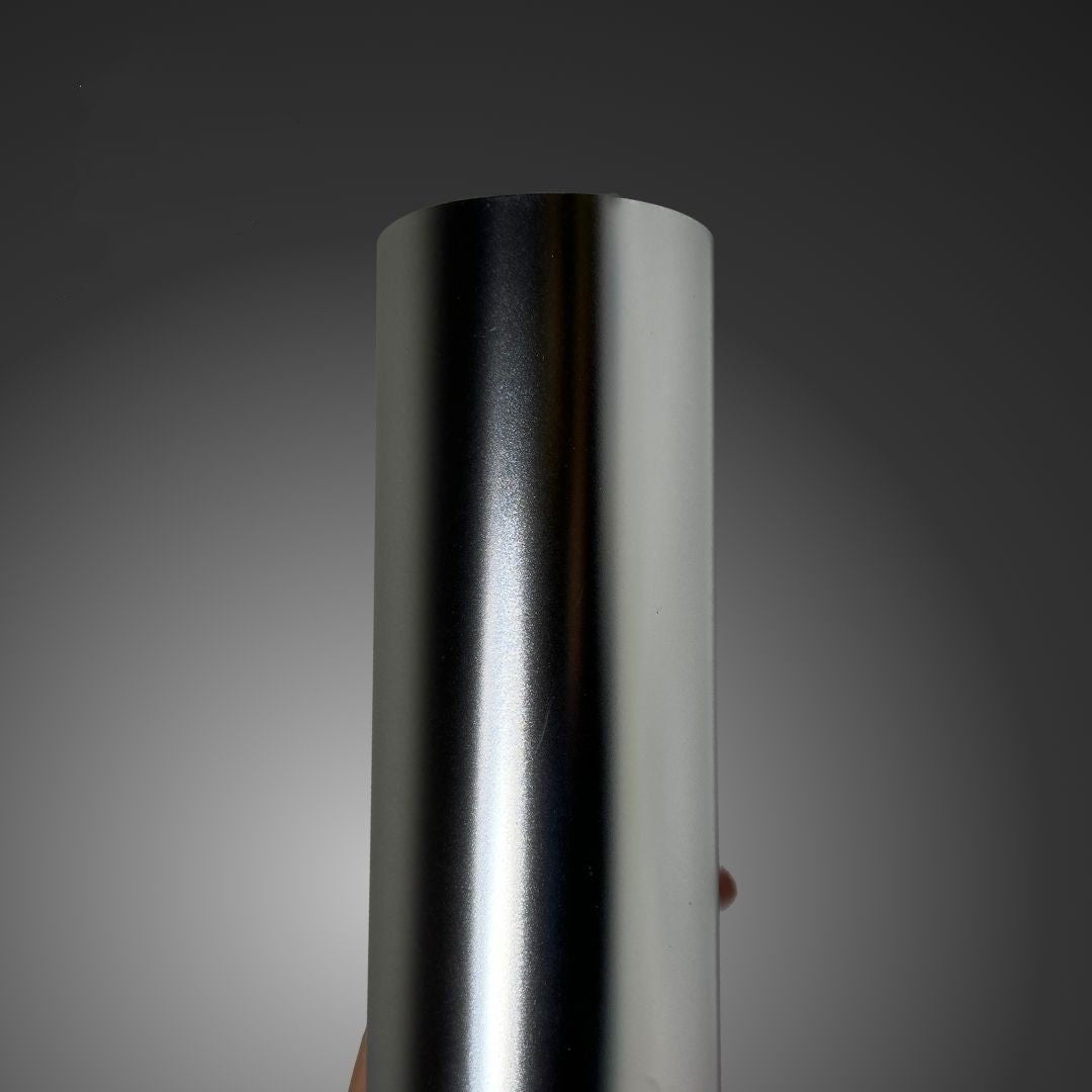 Satin Chrome Alexander Silver Vinyl Wrap