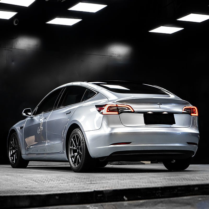 Glossy Metallic Florett Silver Vinyl Wrap