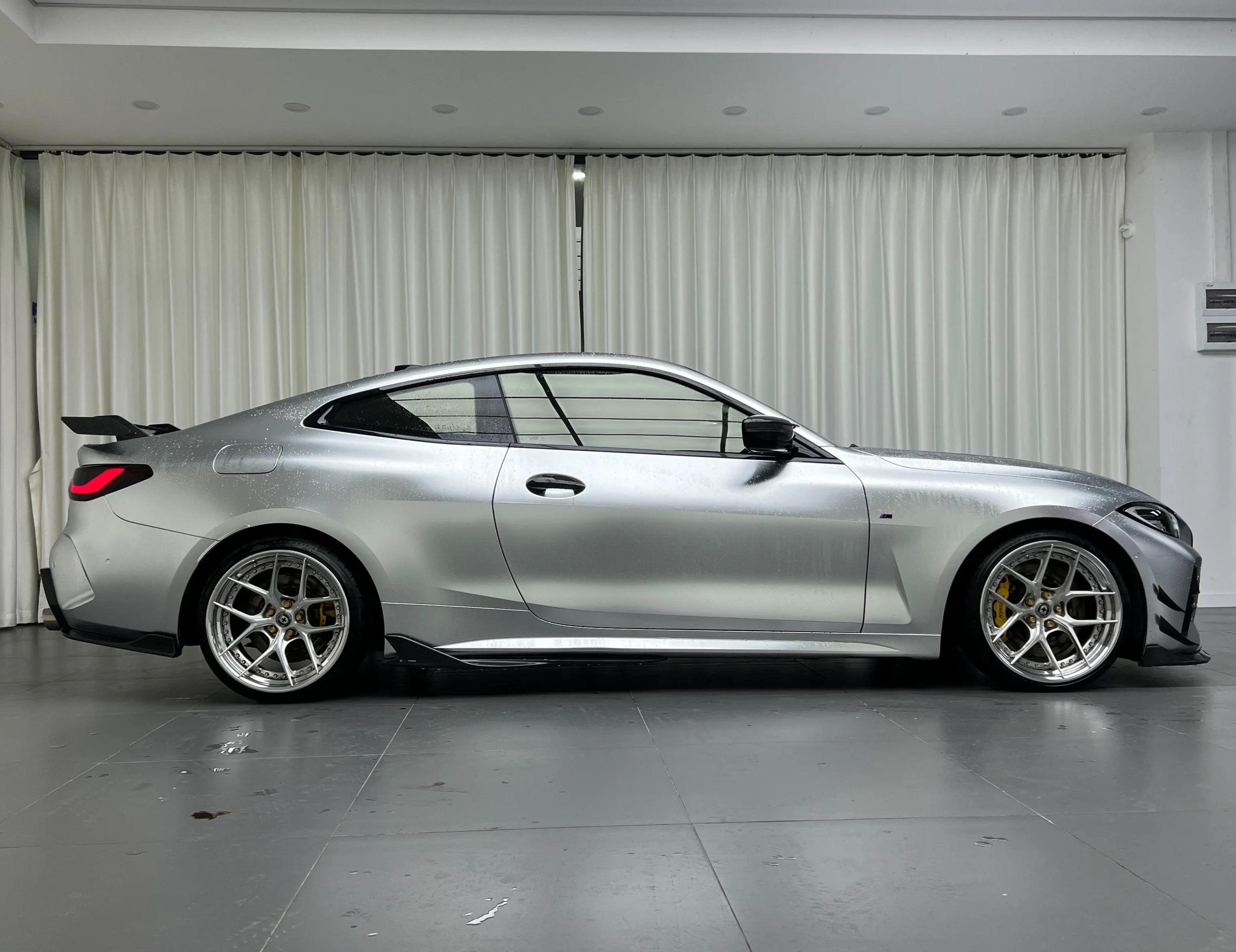 Satin Chrome Alexander Silver Vinyl Wrap