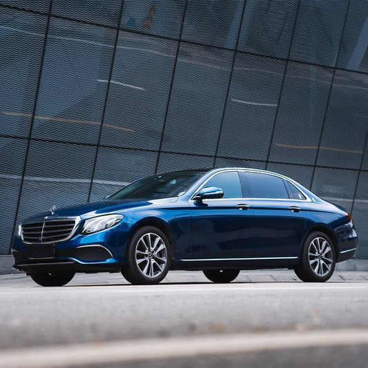 Glossy Metallic Beacon Blue Vinyl Wrap