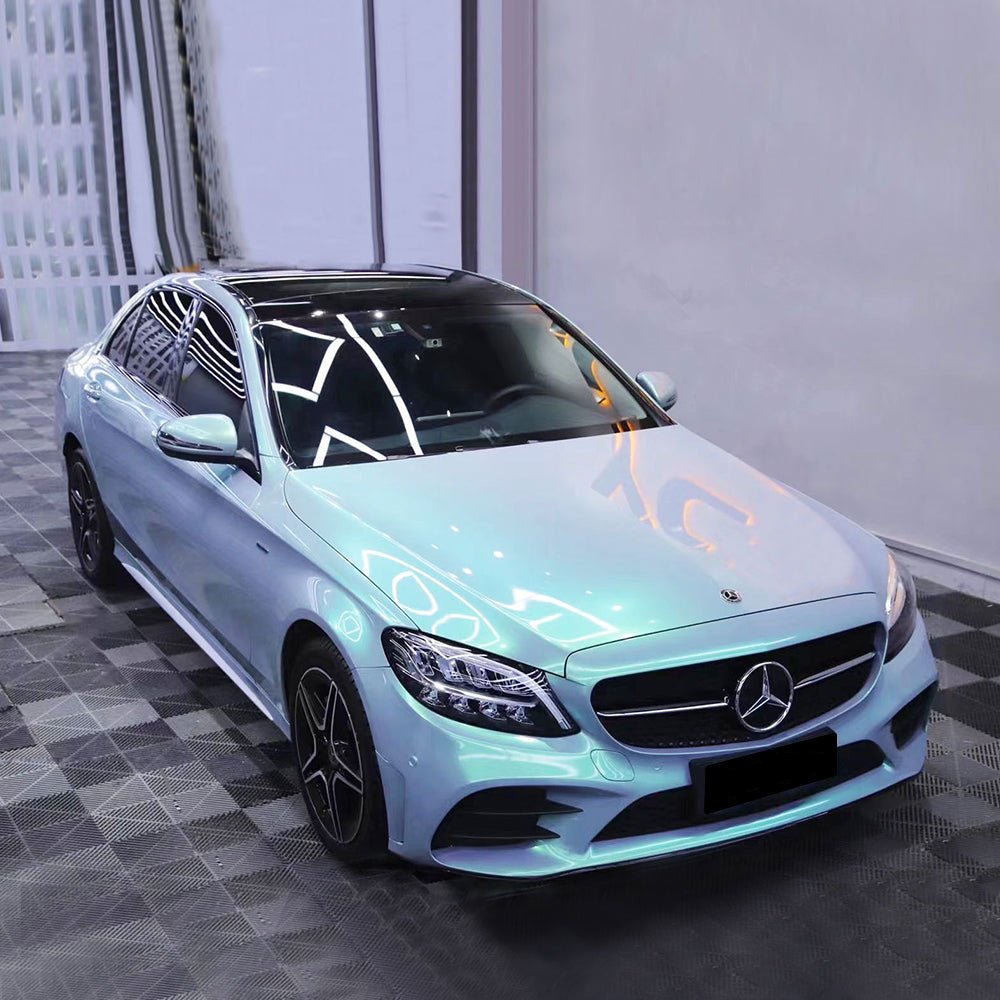 Candy Metallic Magic Gray Green Vinyl Wrap