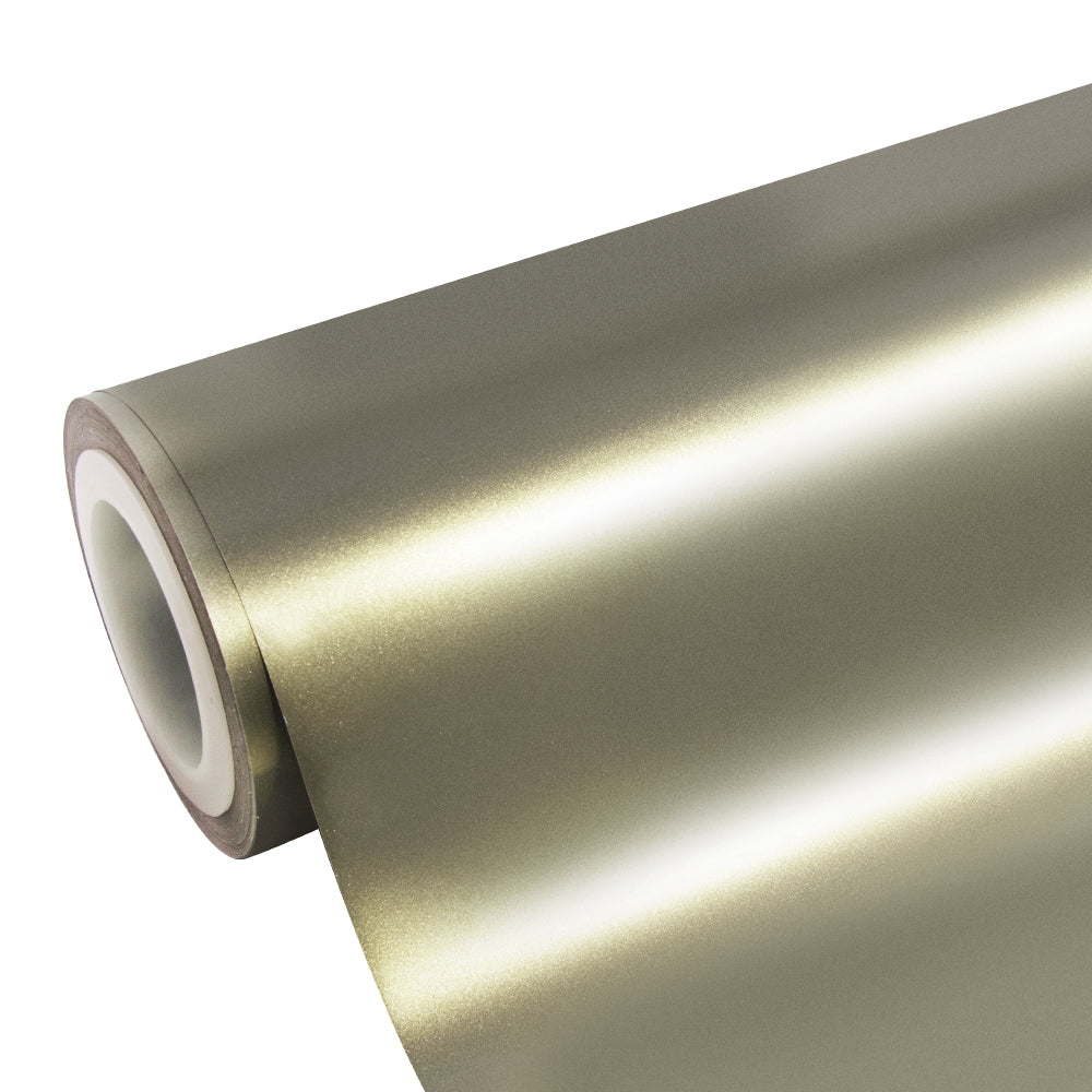 Glossy Metallic Glitter Champagne / Millennium Jade Vinyl Wrap