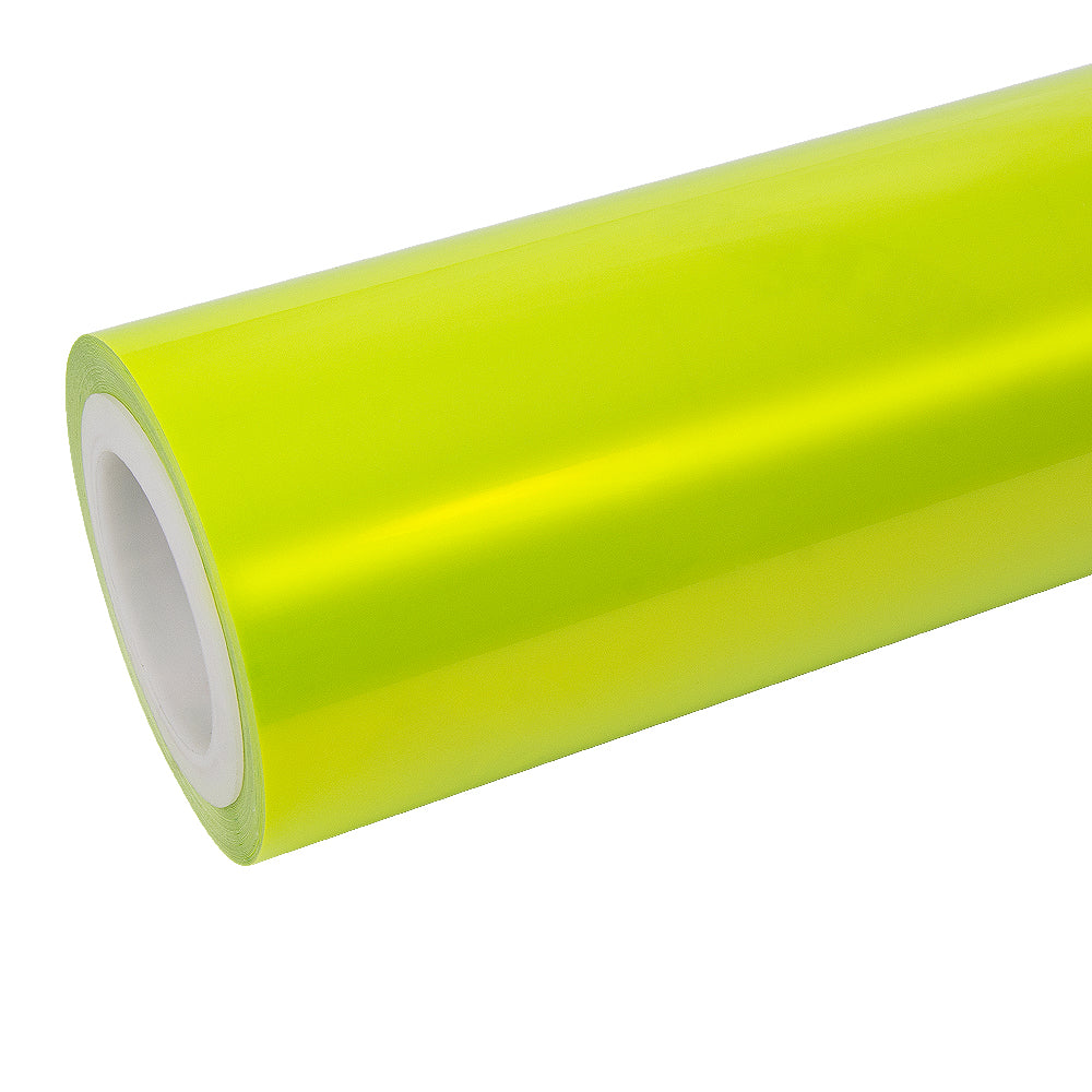 Candy Metallic Neon Yellow Vinyl Wrap
