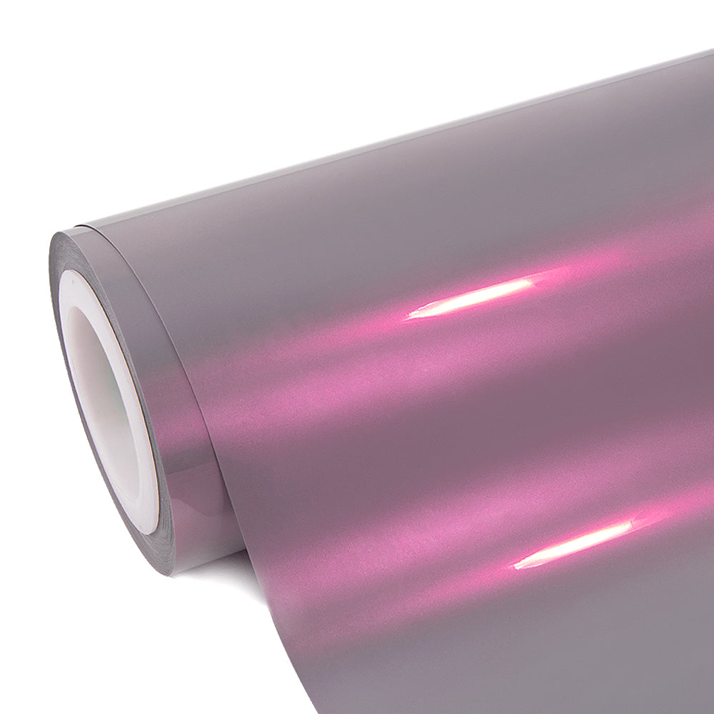 Candy Metallic Gray Pink Vinyl Wrap