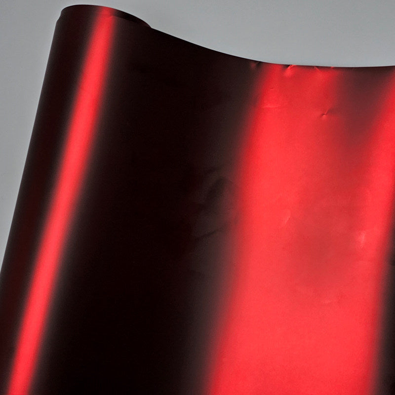 Ultra-Matte Romani Red Car Wrap