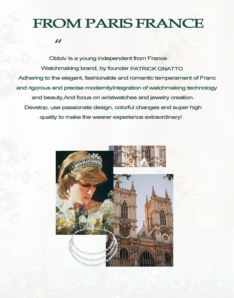 OBLVLO Luxury Green Quartz Watch for Women Malachite Stainless Steel Strap Sapphire Waterproof Exquisite Rectangle Clock 27mm LW