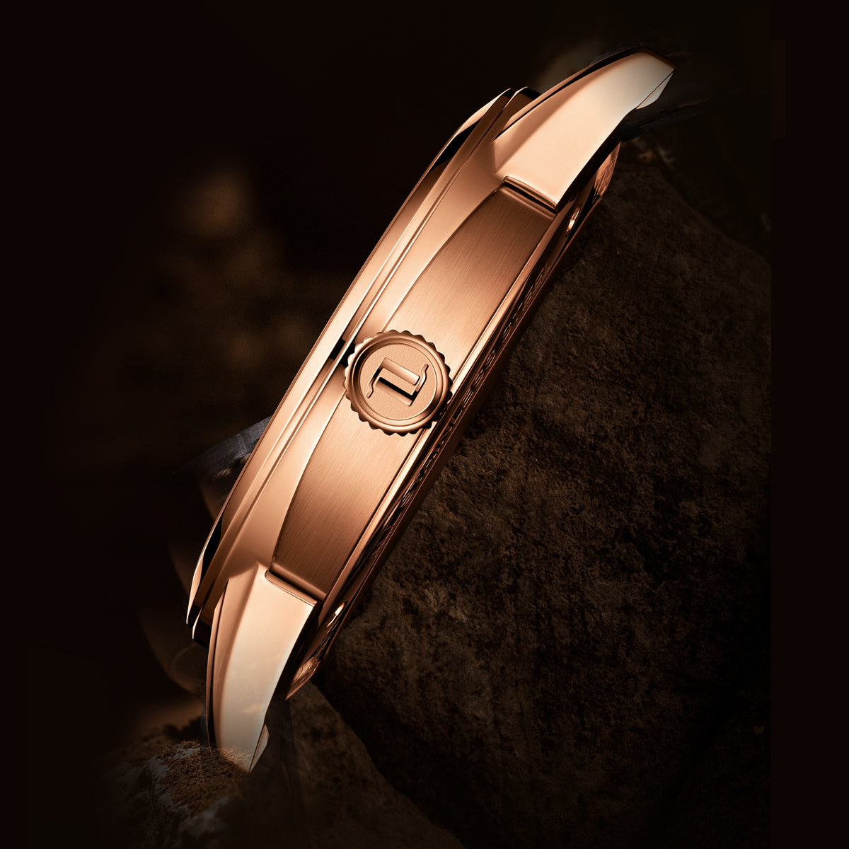 OBLVLO Retro Men Skeleton Automatic Watch Mechanical Casual Calfskin Strap Sapphire Waterproof 42mm VM-S