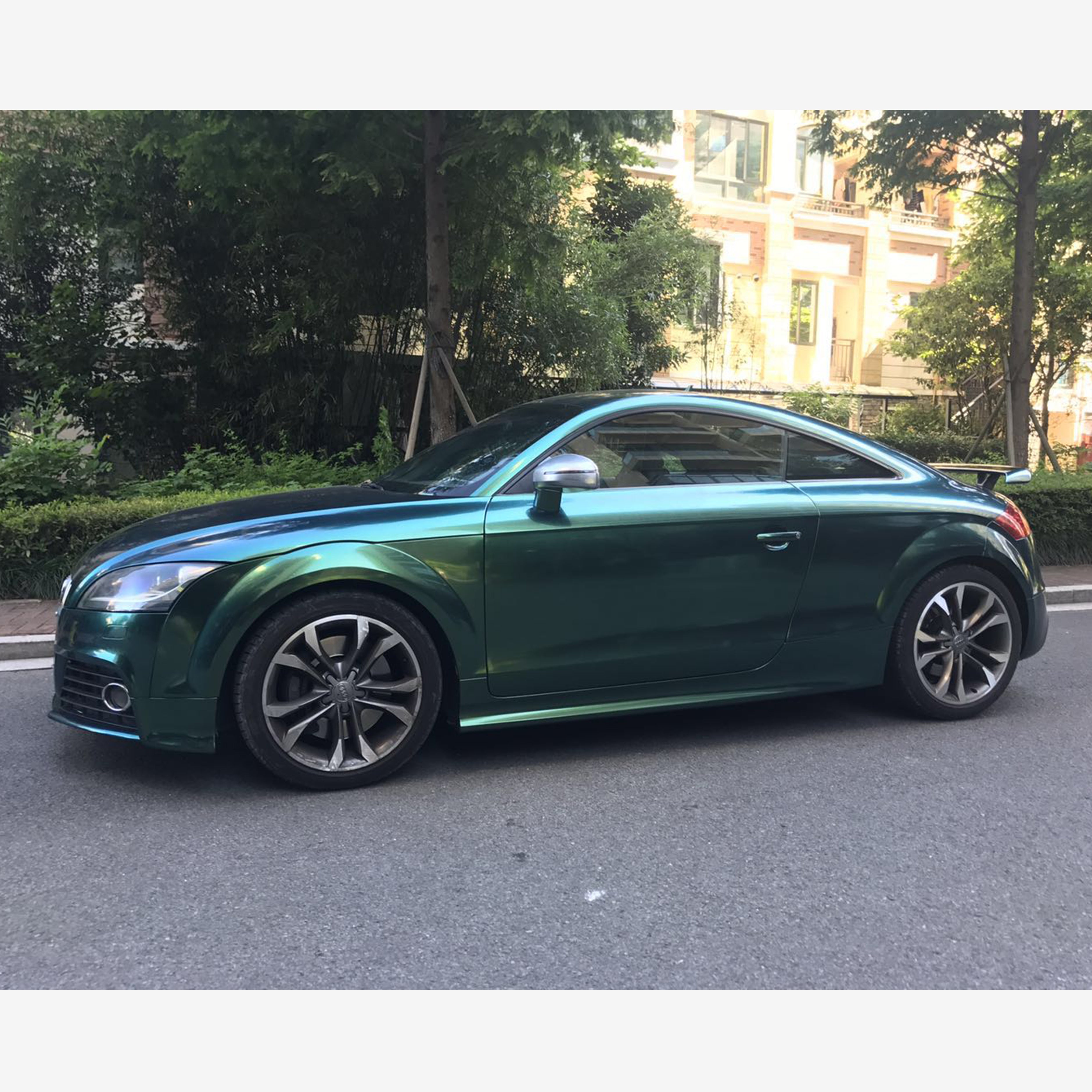 Chameleon Diamond Gloss Green Gold Vinyl Wrap Film