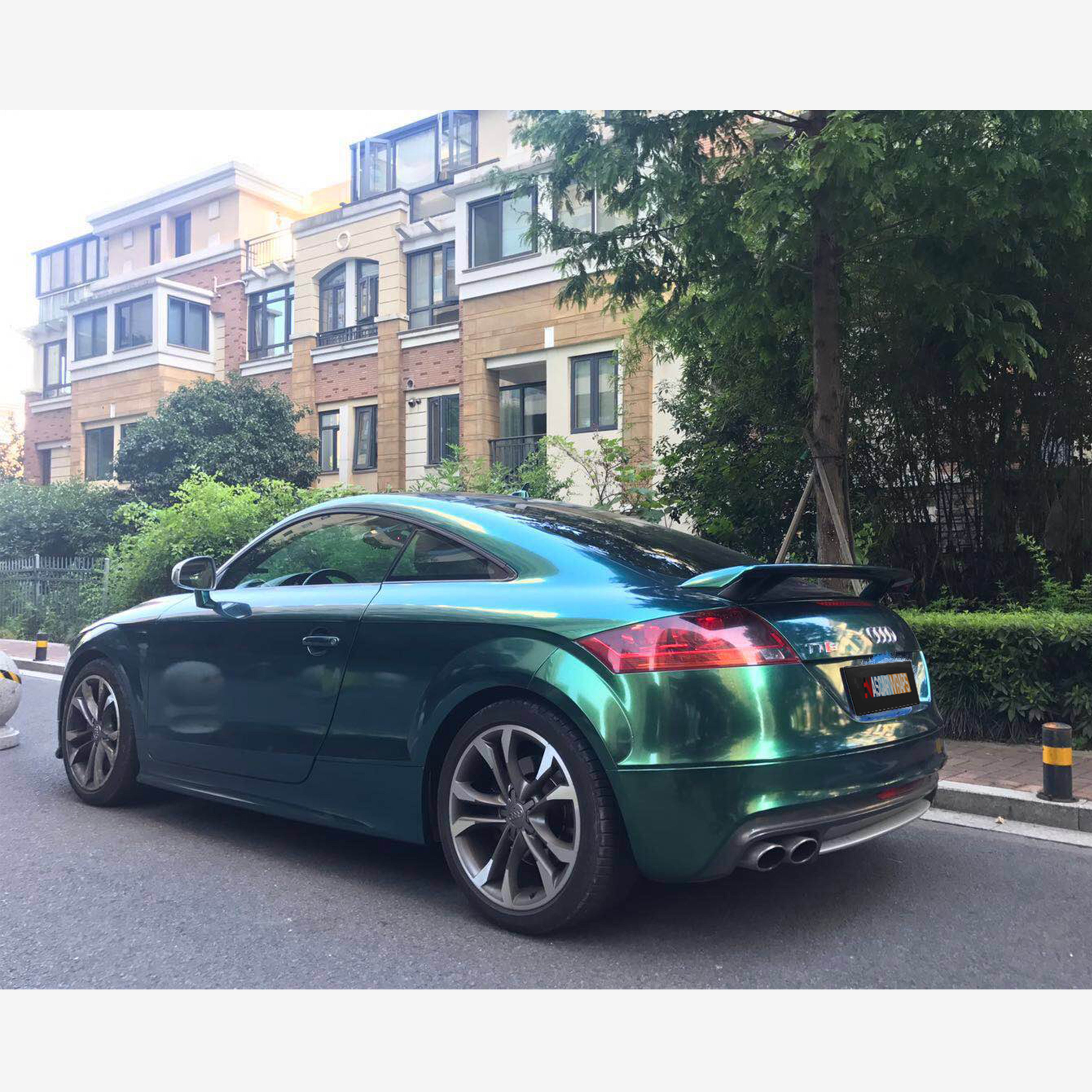 Chameleon Diamond Gloss Green Gold Vinyl Wrap Film