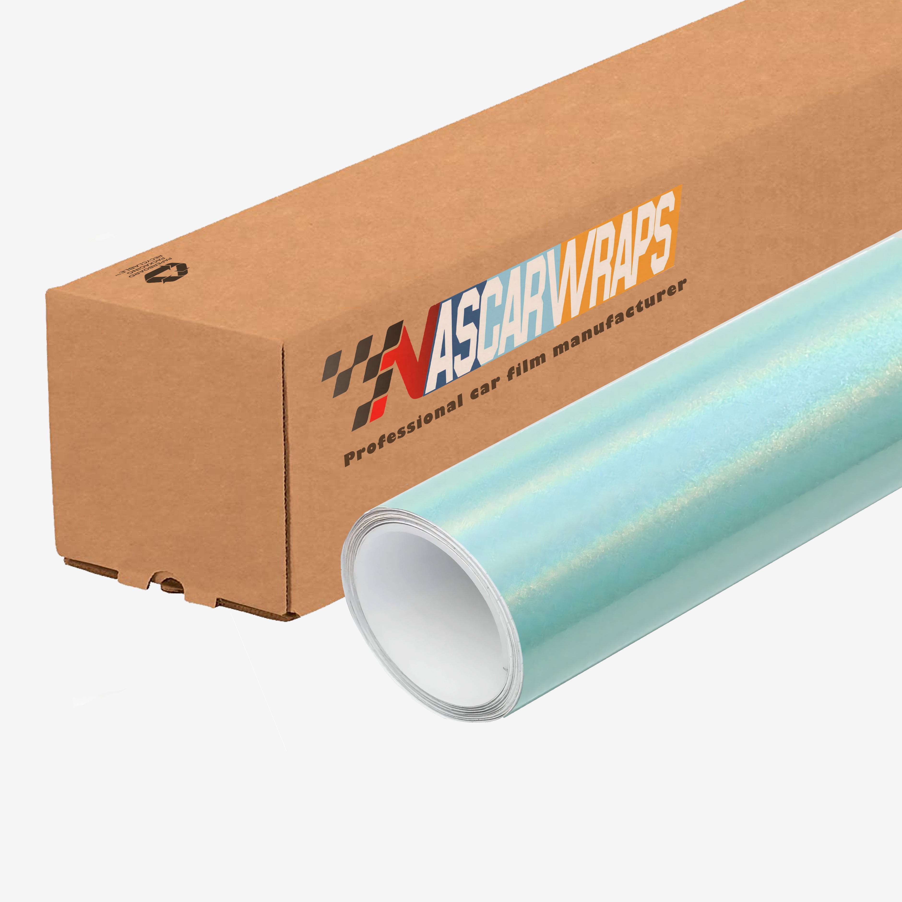 Chameleon Iridescent Rainbow Gloss Tiffany Blue Vinyl Wrap 2023 03