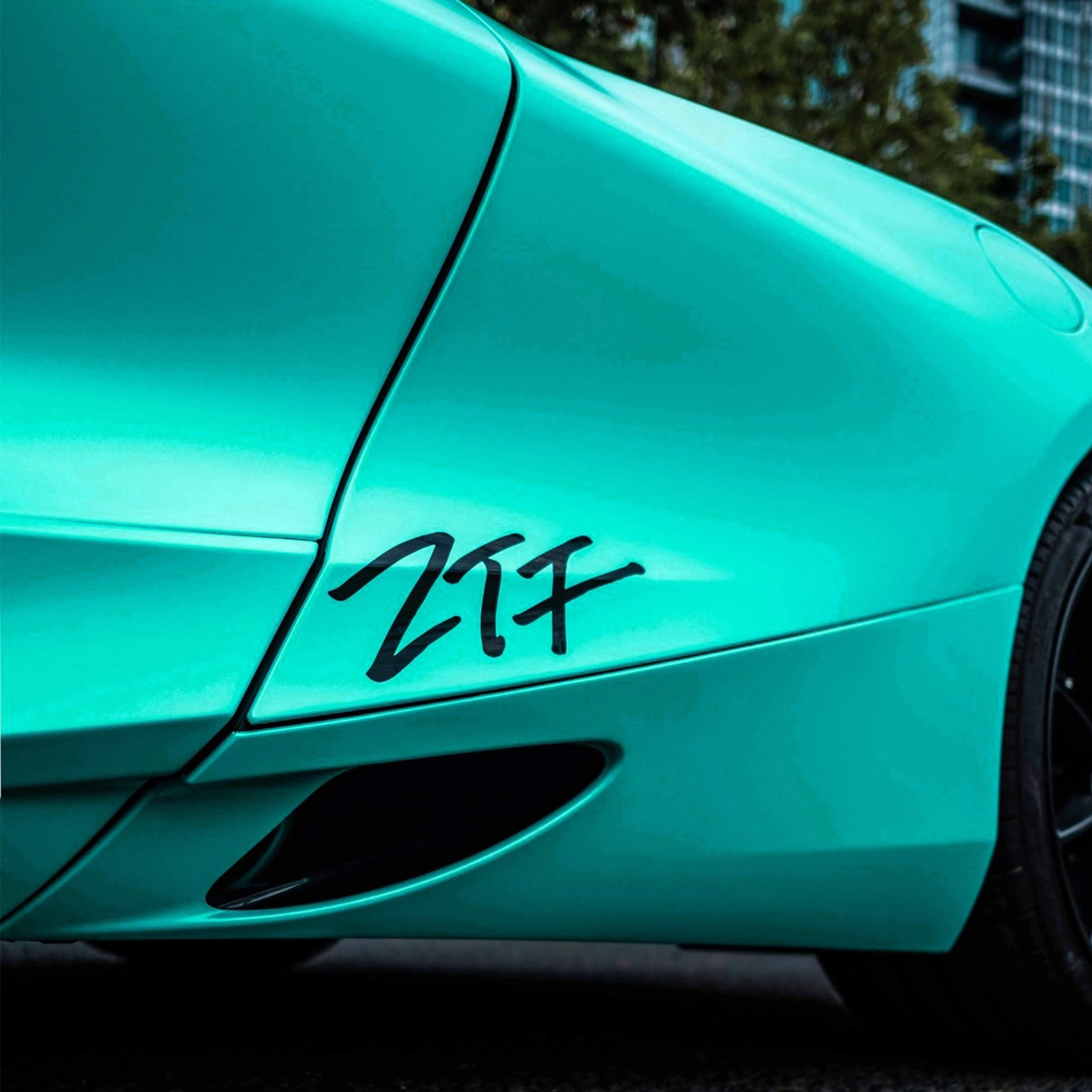 McLaren Satin Metallic Tiffany Blue Car Wrap 202304