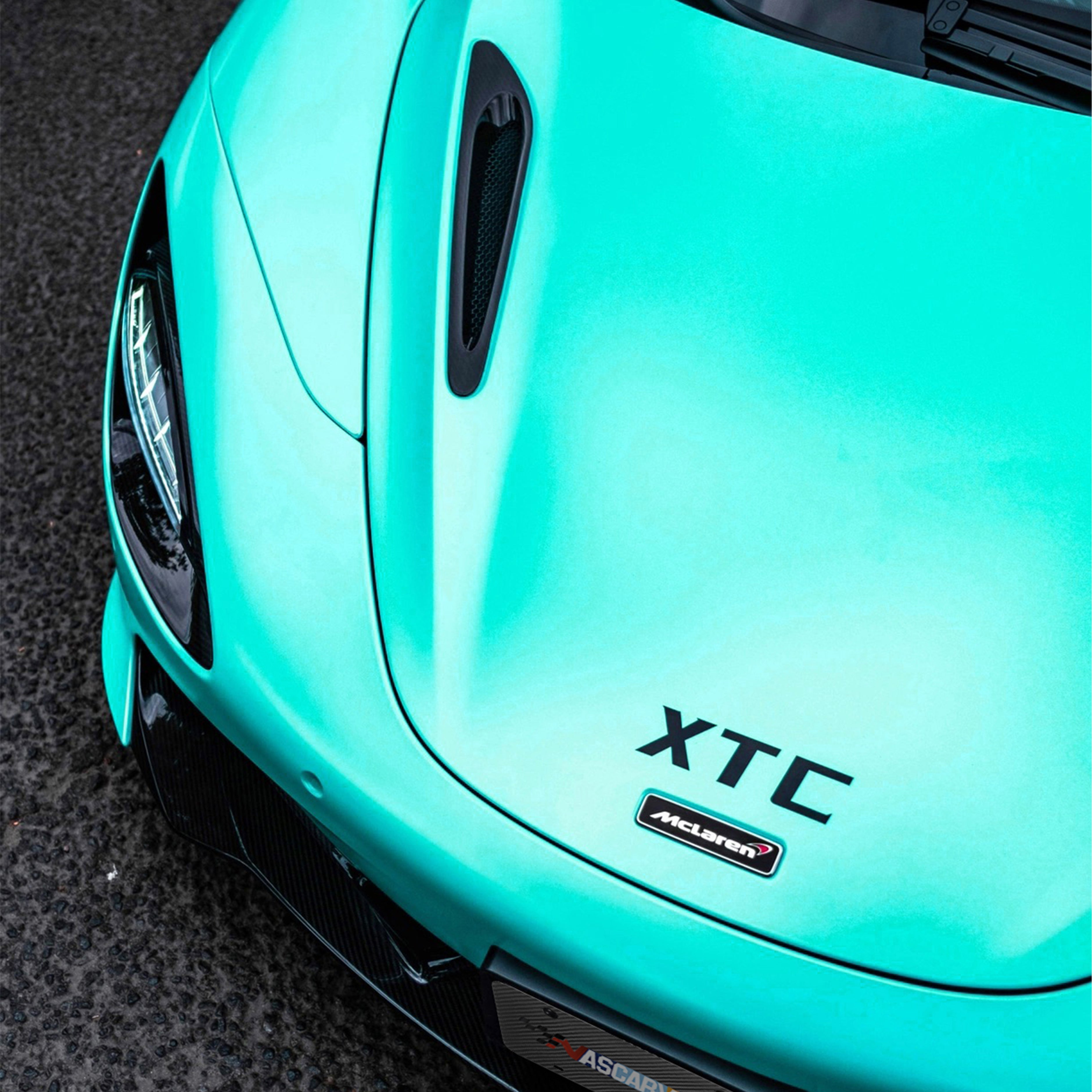 McLaren Satin Metallic Tiffany Blue Car Wrap 202302