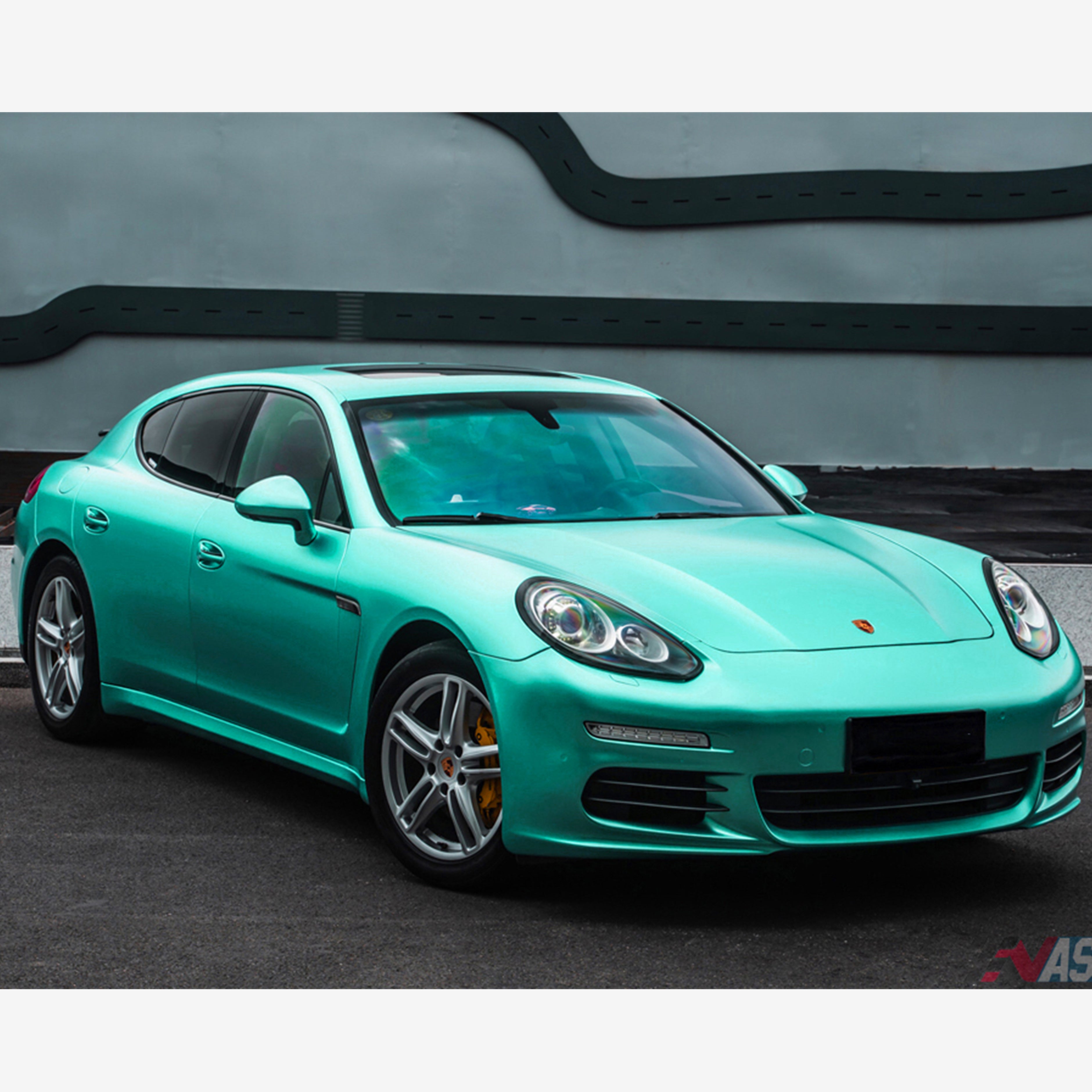 Matte Satin Metallic Lake Green Vinyl Wrap - Nascarwraps Film