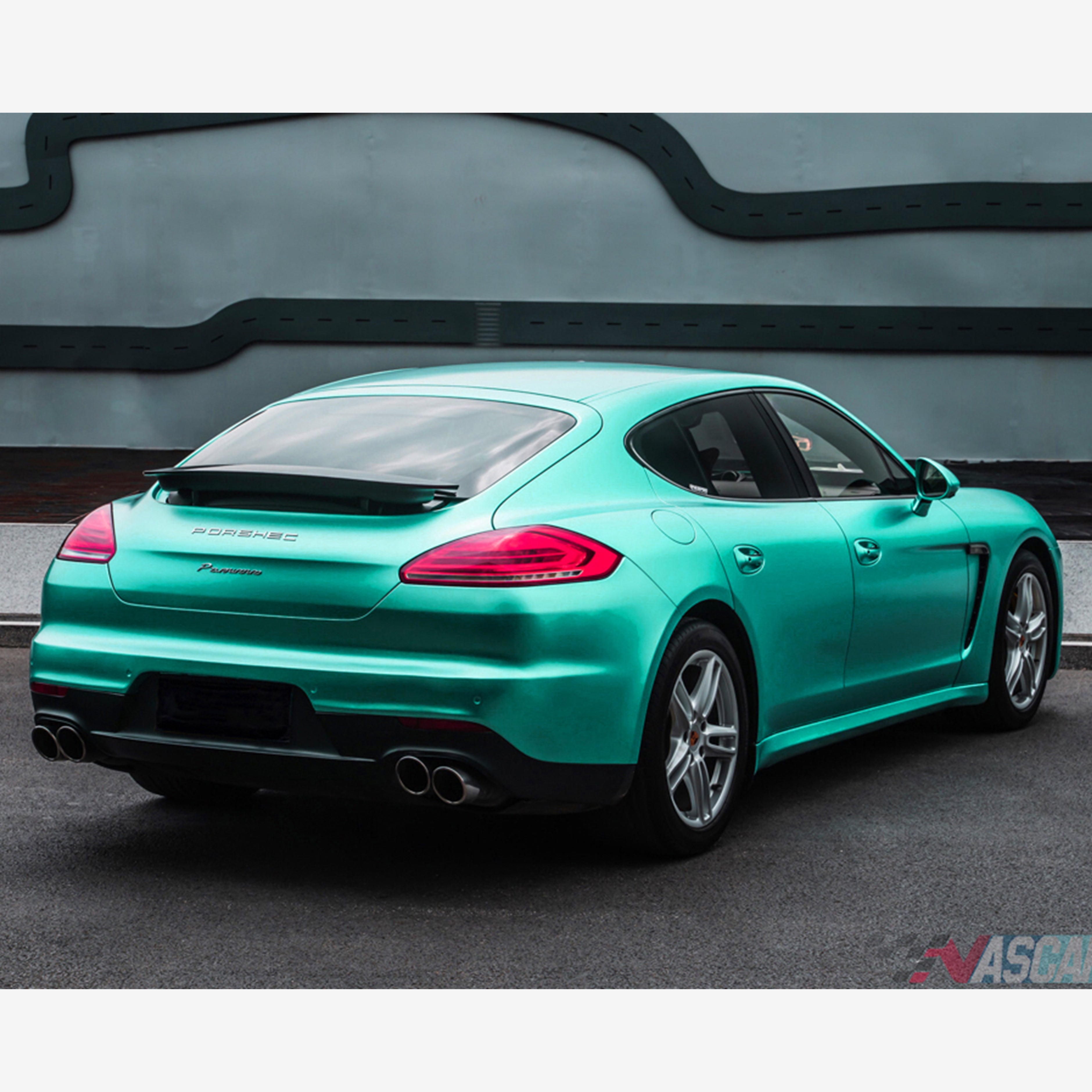 Matte Satin Metallic Lake Green Vinyl Wrap - Nascarwraps Film