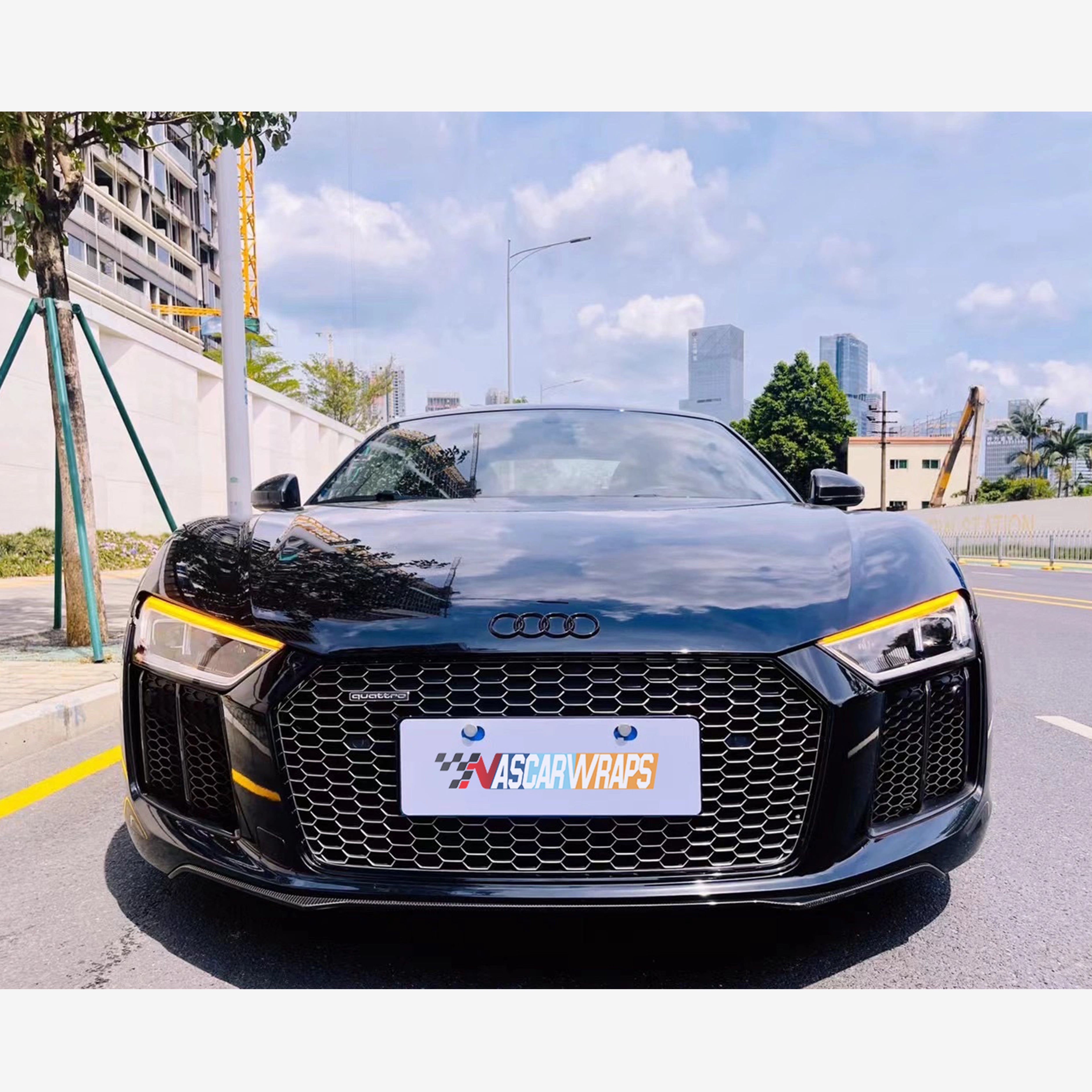 Audi R8 High Gloss Piano Black Vinyl 