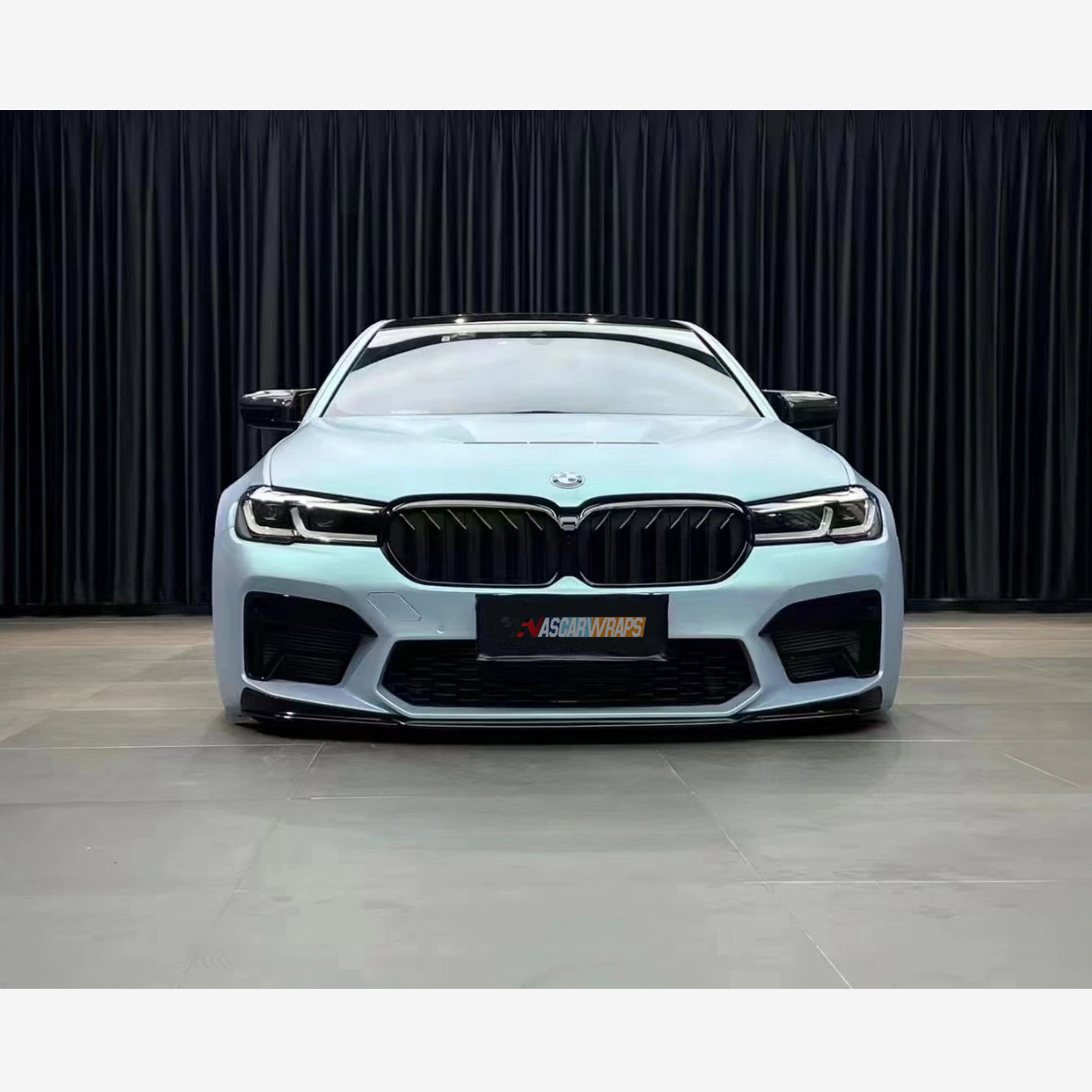 Matte Candy Metallic Magic Gray Green Vinyl wrap 202301