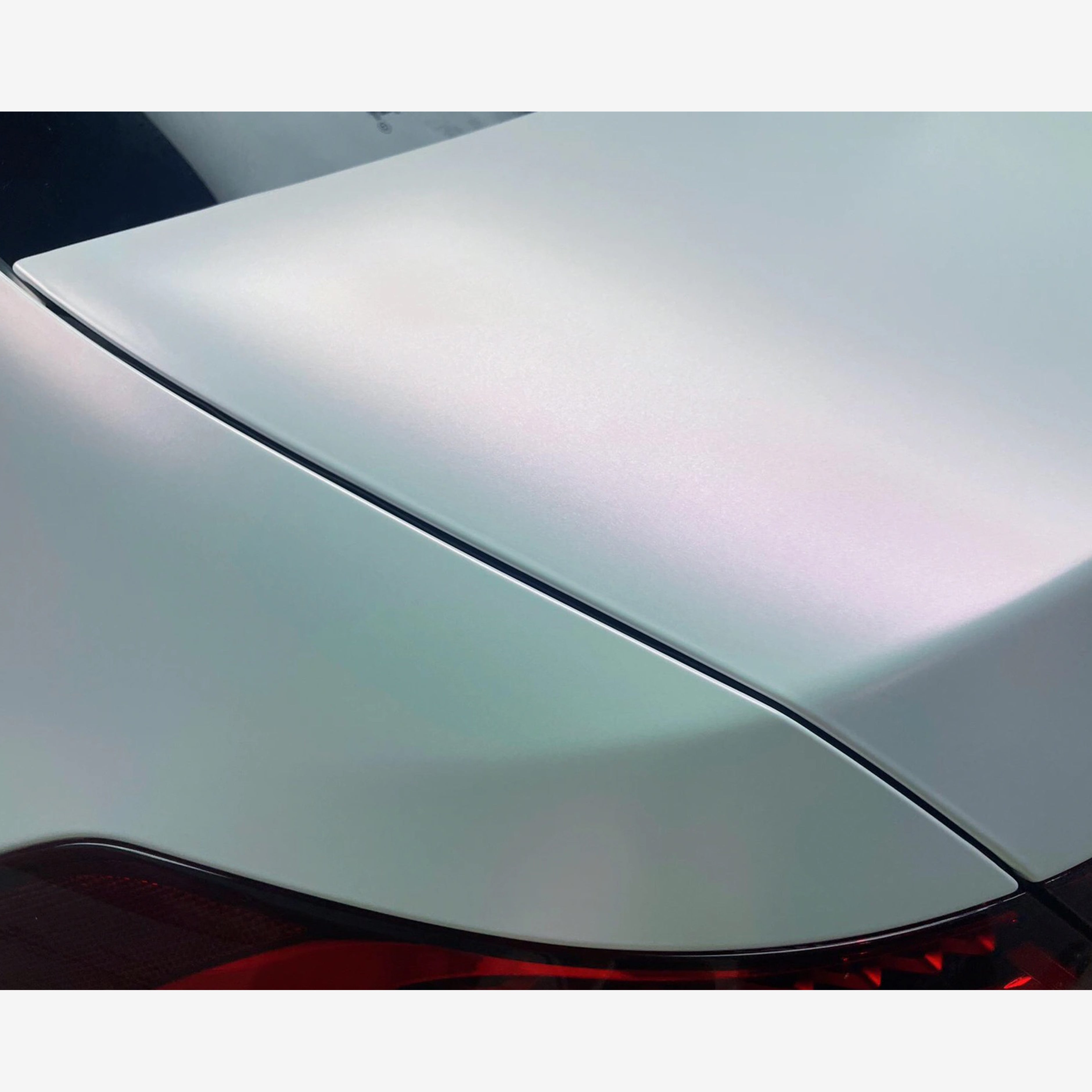 Mercedes Benz AMG C63 Wtap Matte Pearl White To Red Wrap 202305