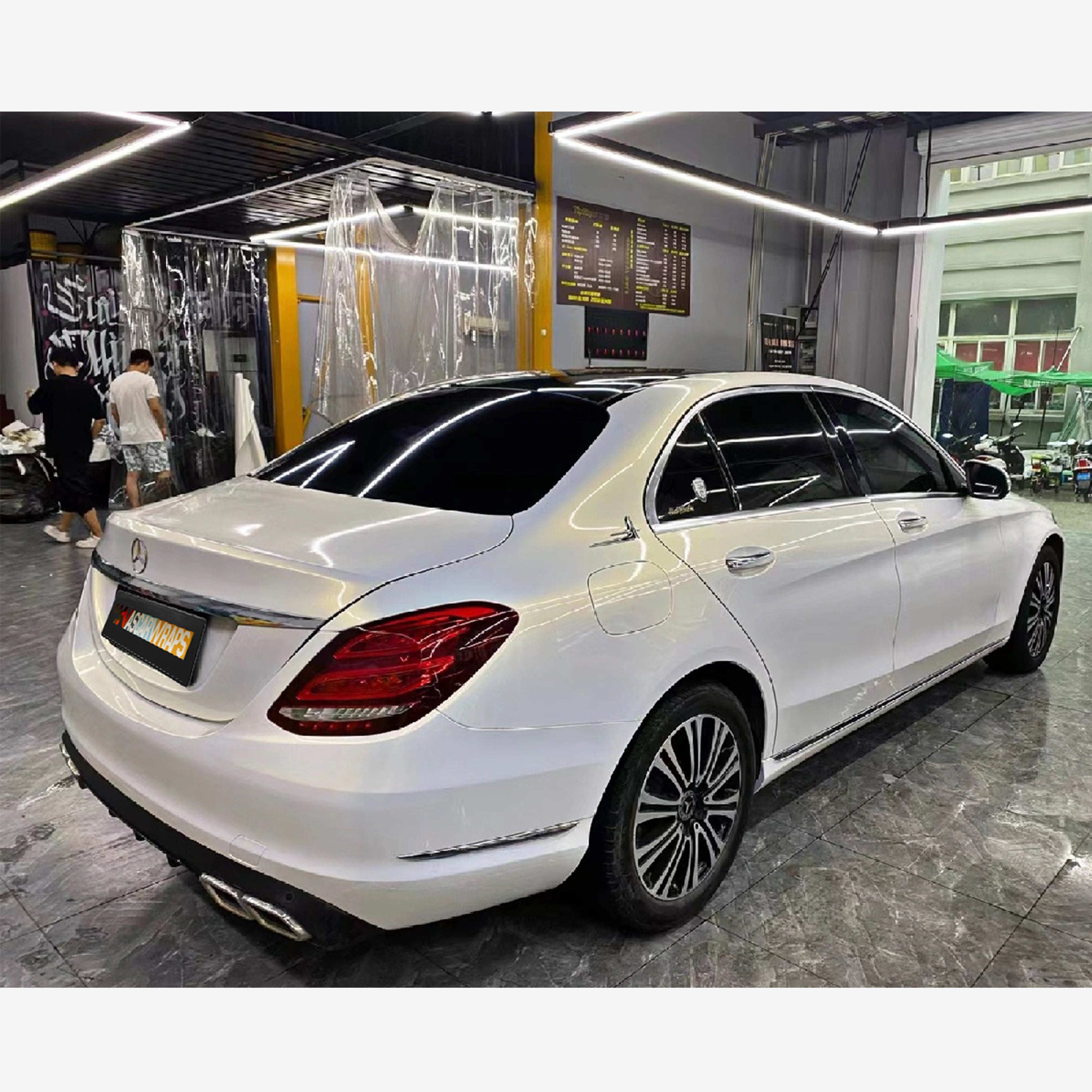 Pearl White Gold Pearl Vinyl Wrap 2023