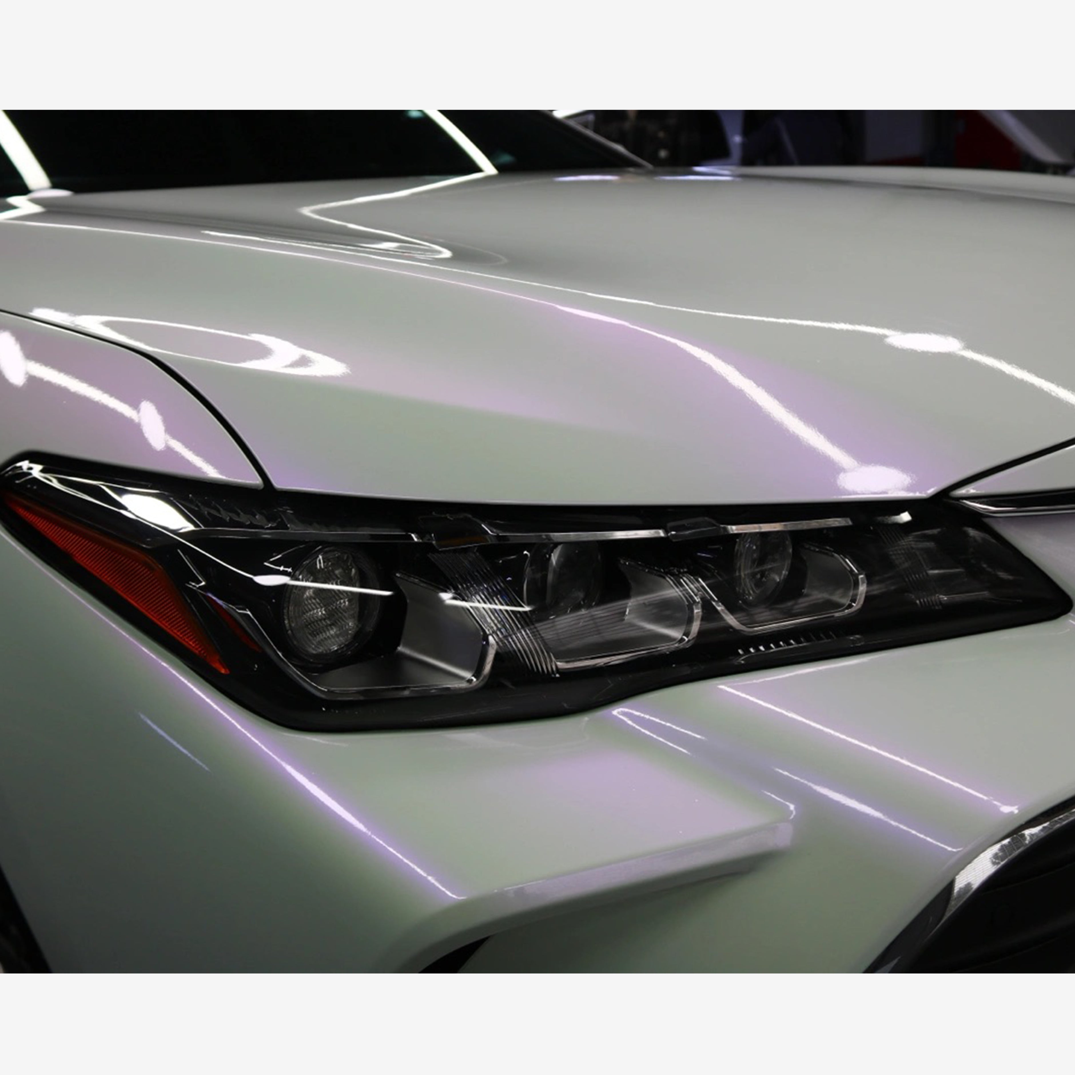 White To Purple Gloss Vinyl Wrap