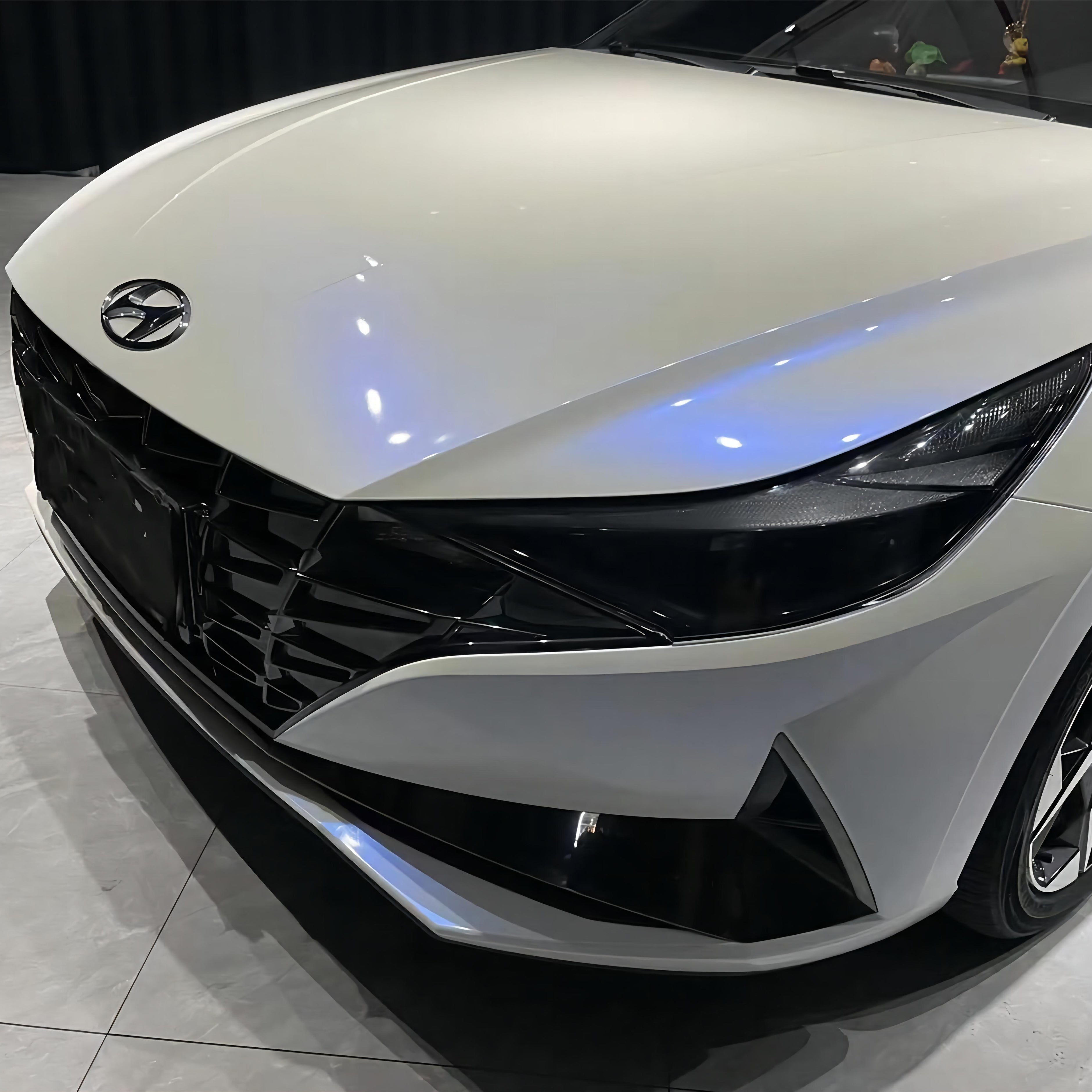 White To Blue Gloss Vinyl Wrap - Best Nascarwraps Car Film