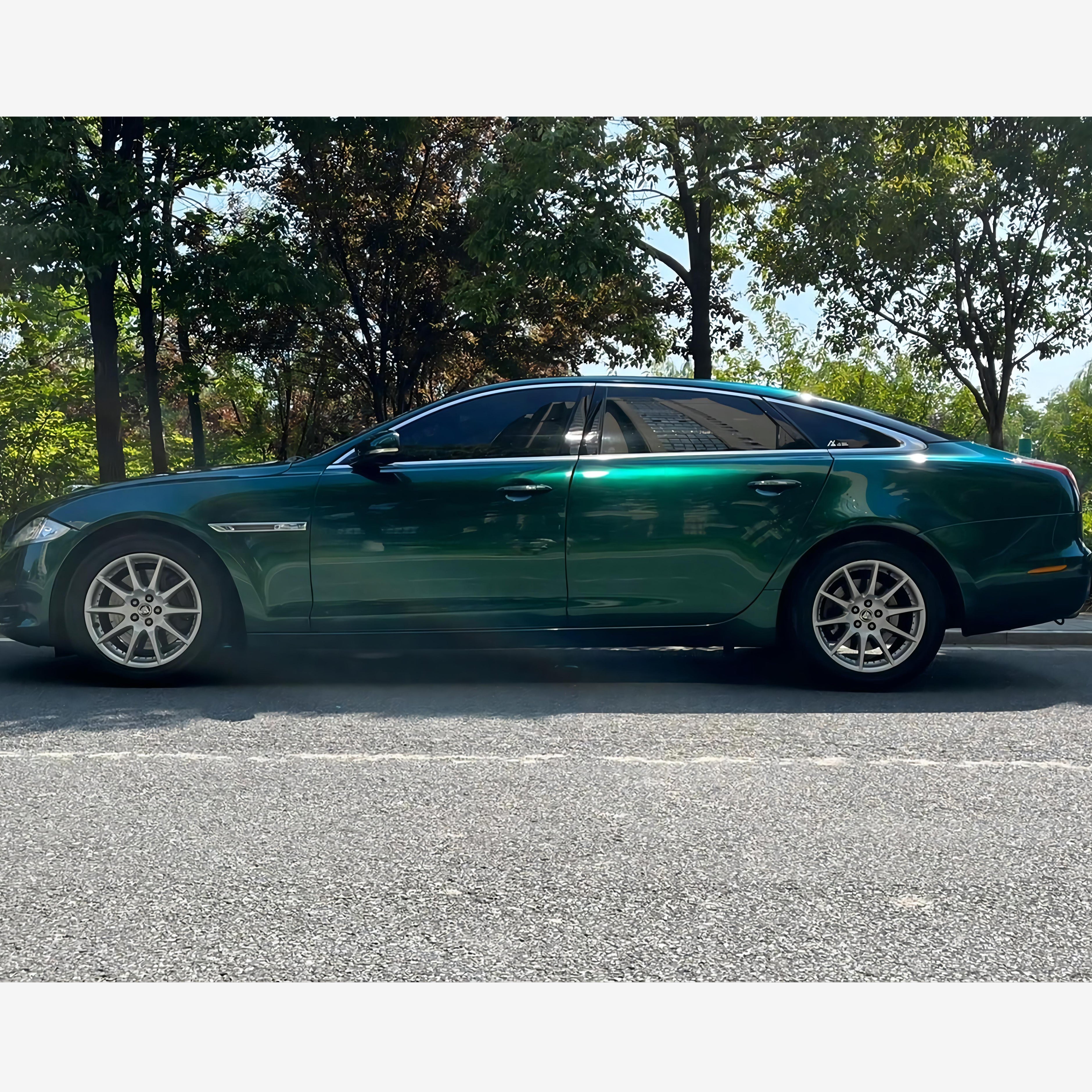 High Gloss Metallic Royal Green Vinyl Wrap Film