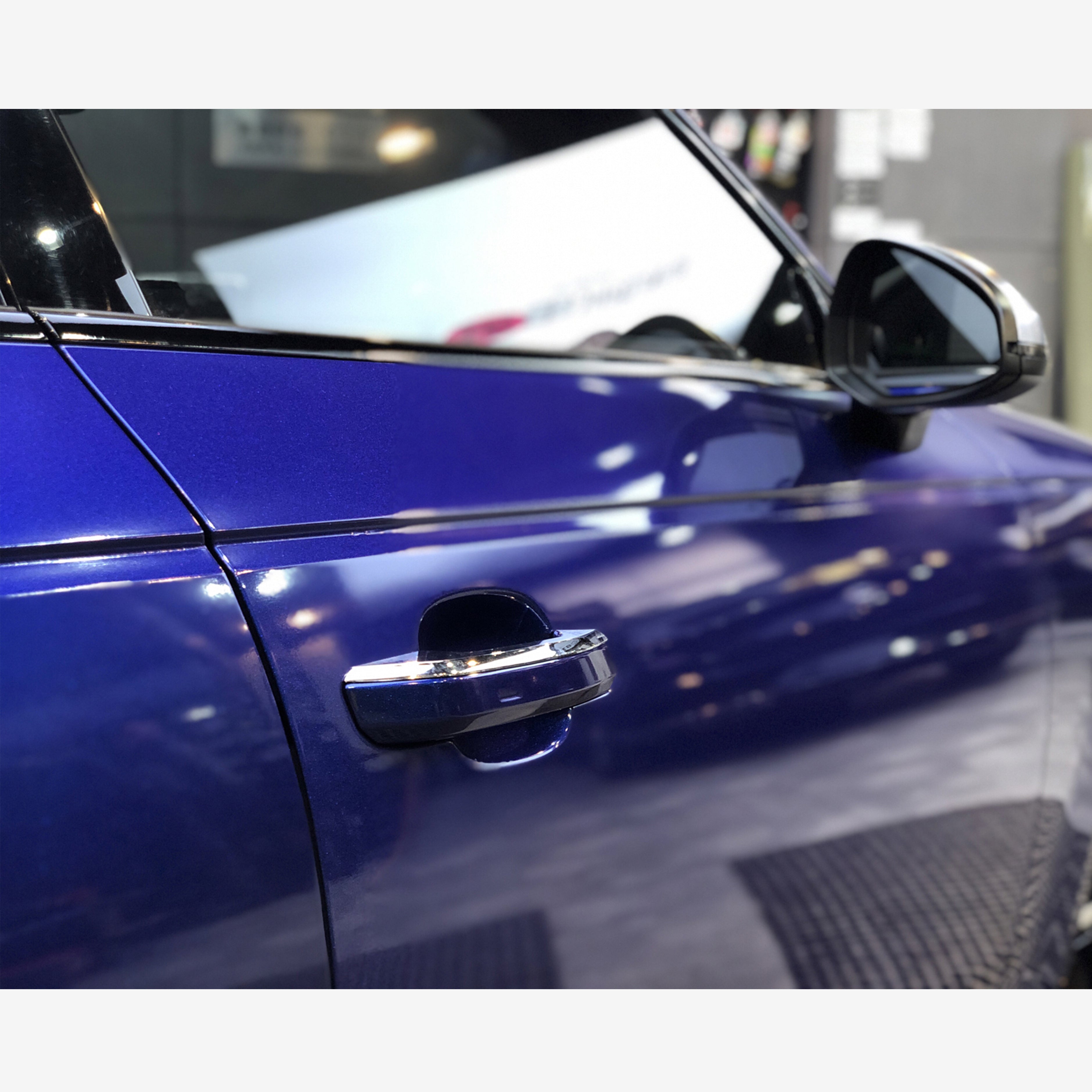 Audi RS4 Gloss Metallic Deep Blue Wrap 2023 01