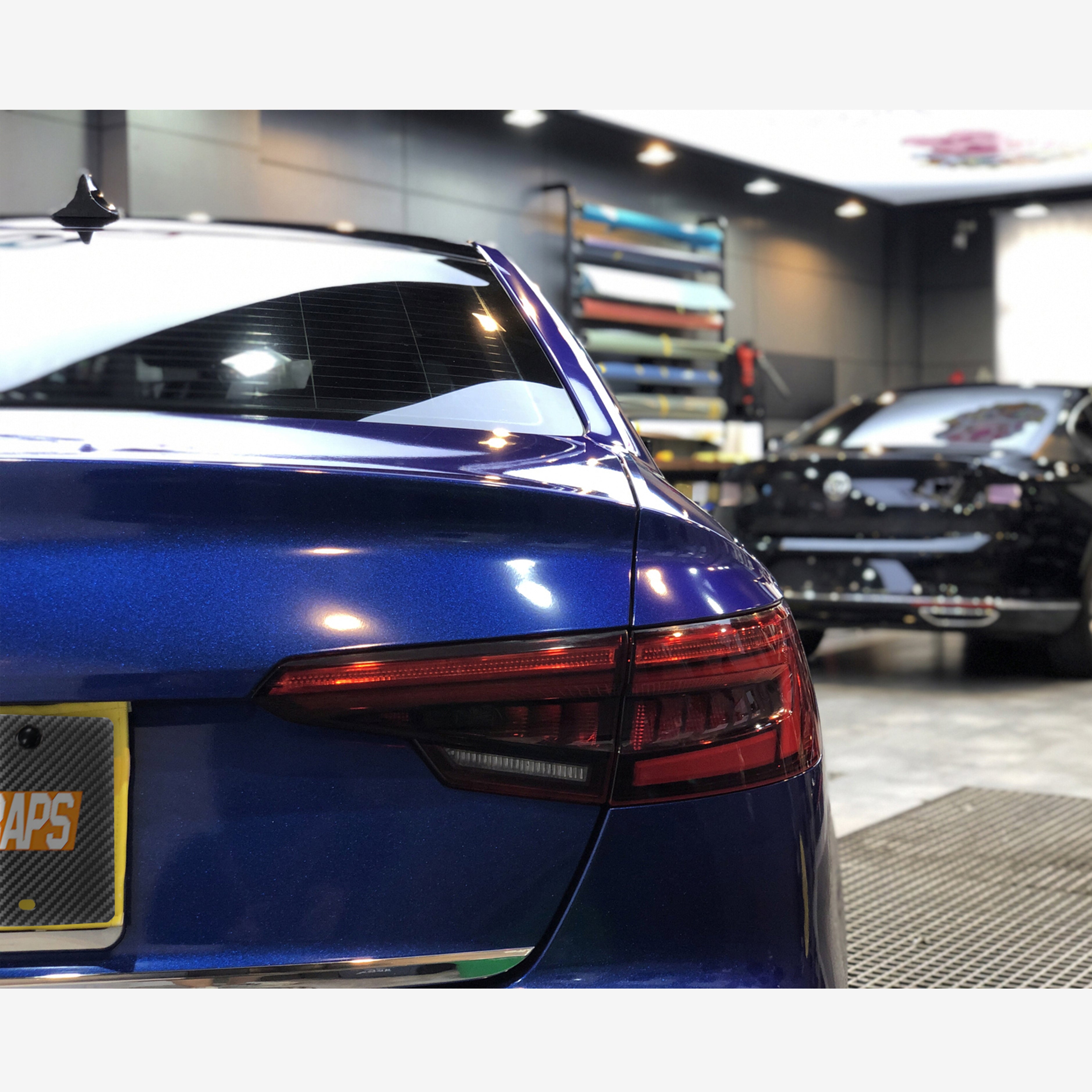 Audi RS4 Gloss Metallic Deep Blue Wrap 2023 03