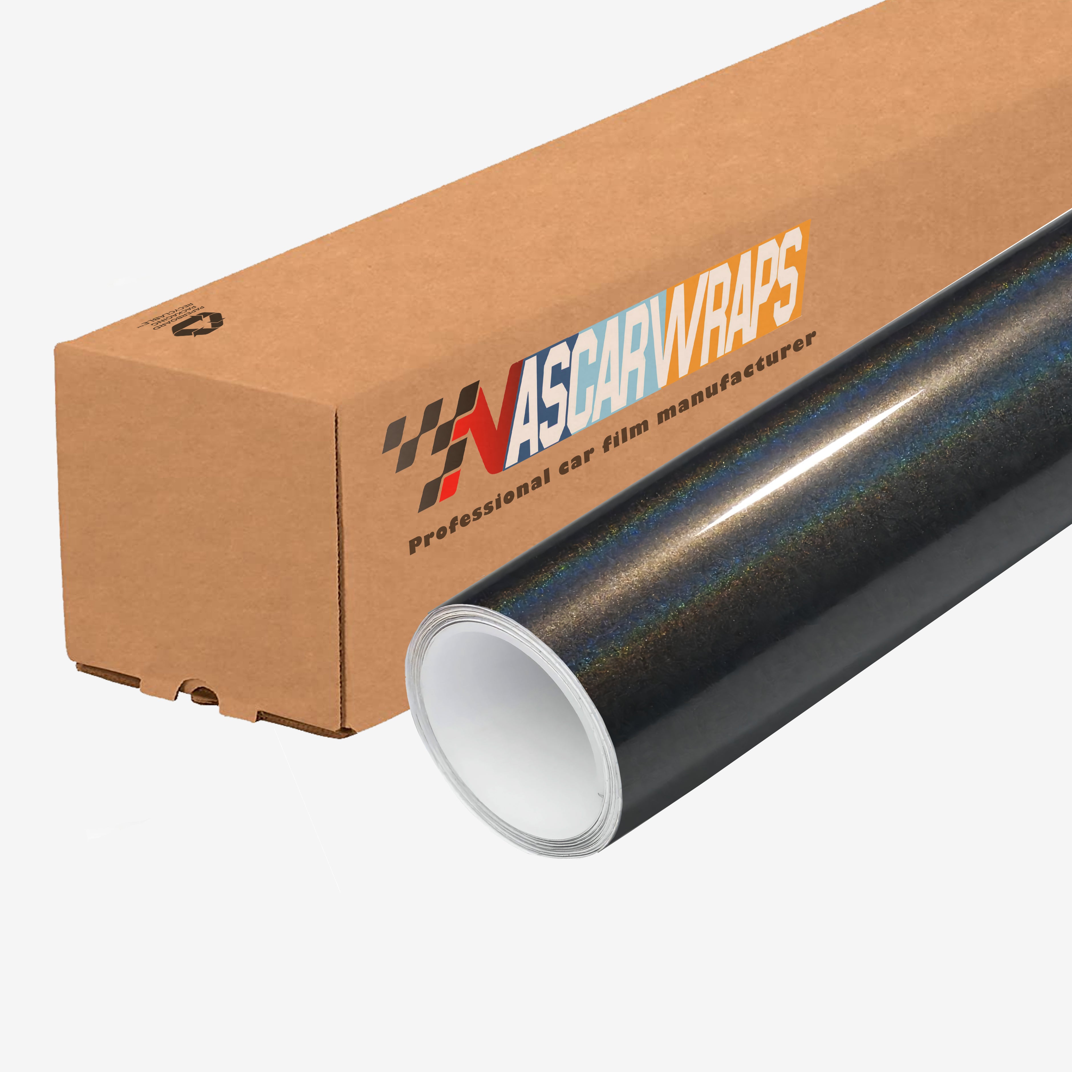 Gloss Rainbow Diamond  Metallic Gray Vinyl Wrap 2023 03