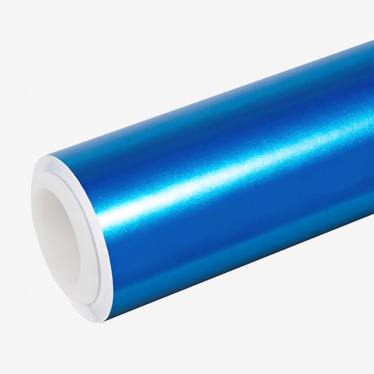 High Gloss Metallic Ocean Blue Vinyl Wrap For Sale