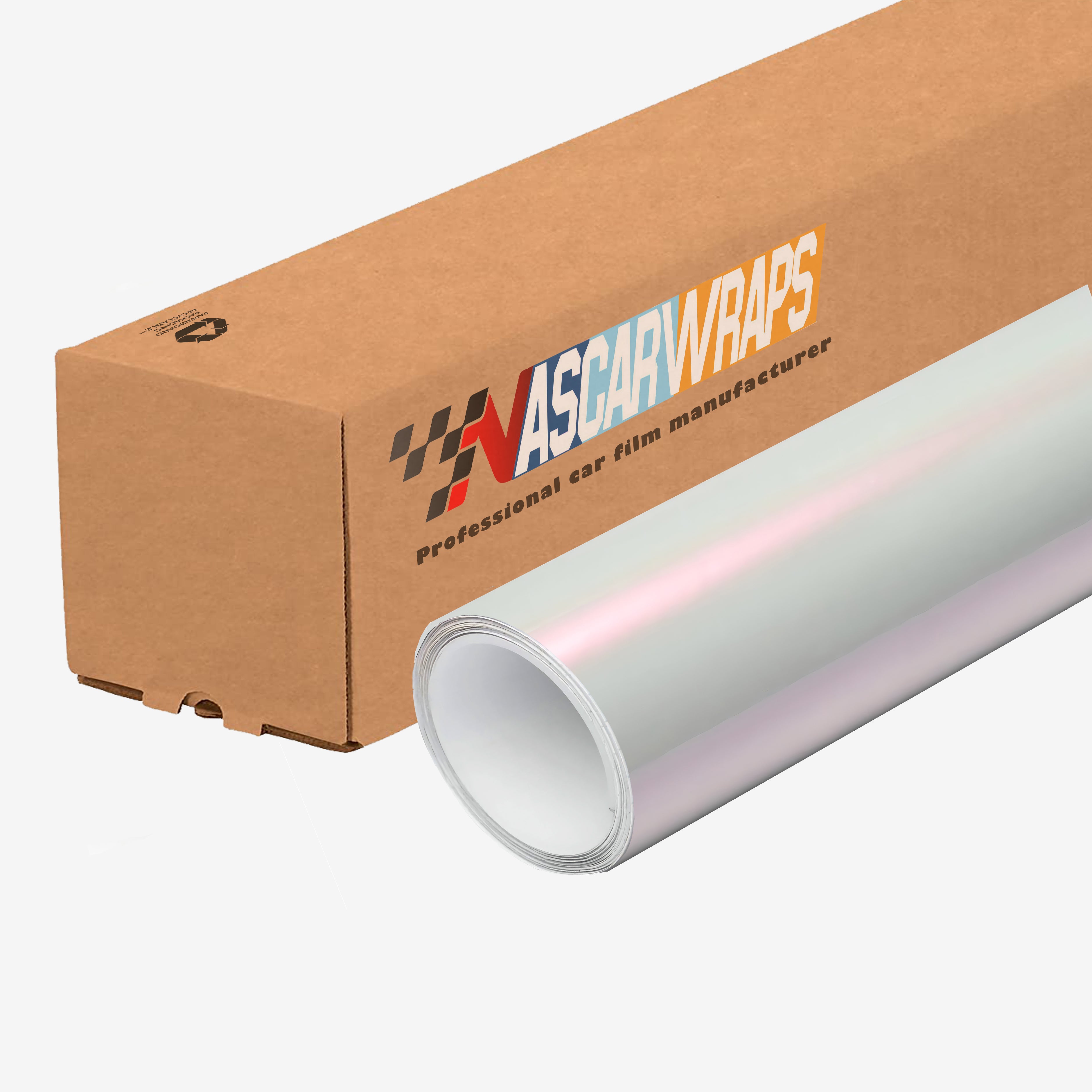 Gloss Pearl White Red Vinyl Wrap 2023 03