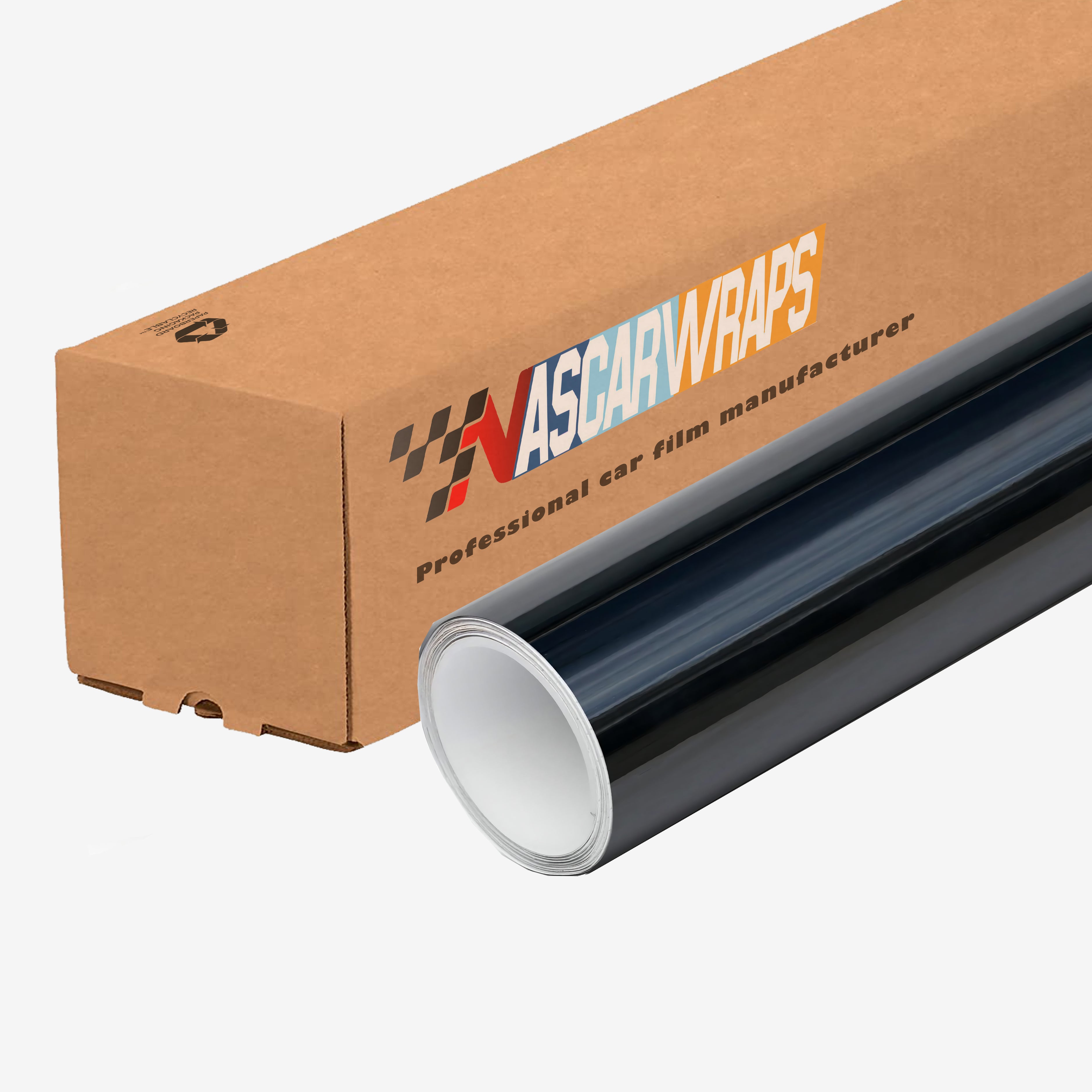 High Gloss Black Vinyl Wrap 202301