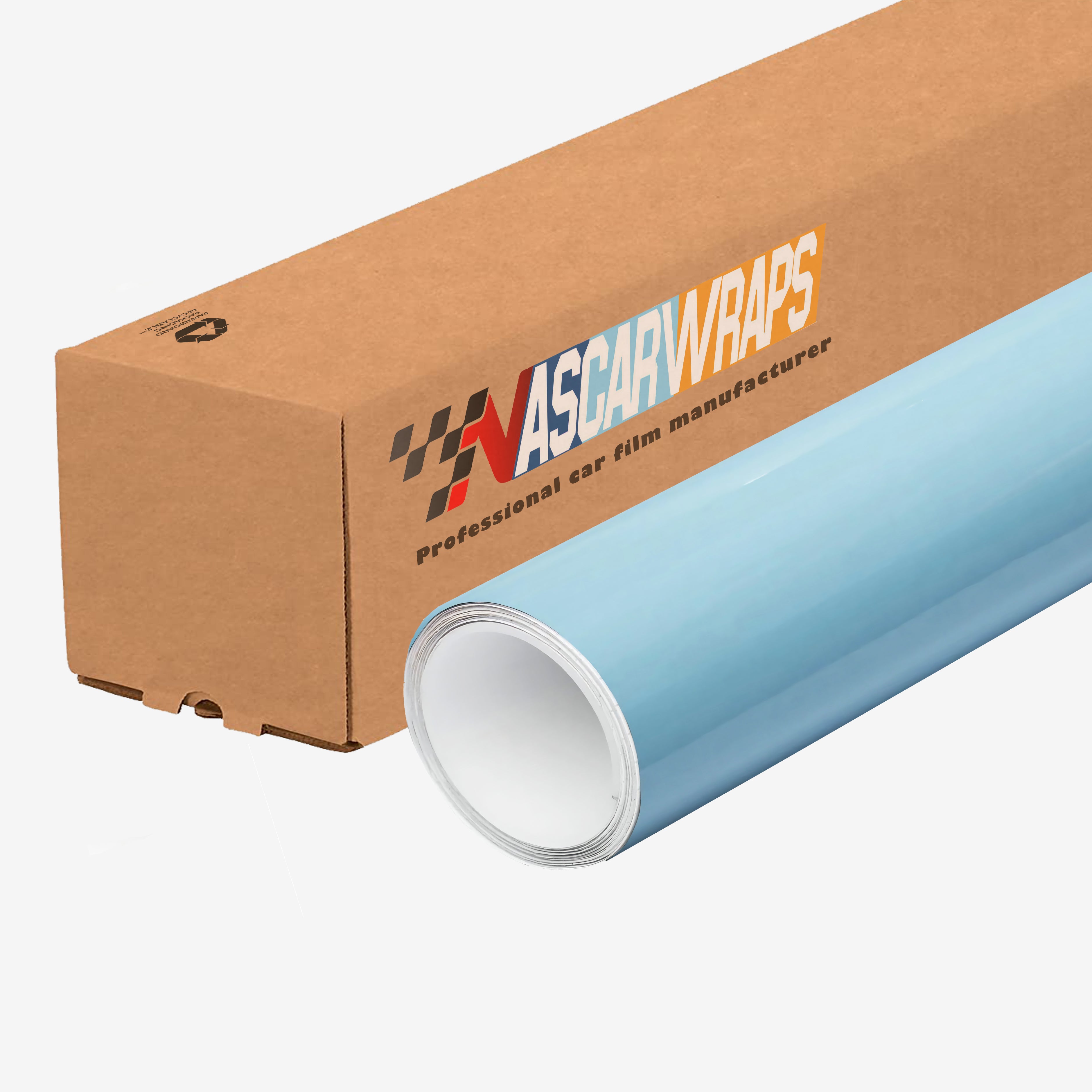 Gloss Ice Blue Vinyl Wrap