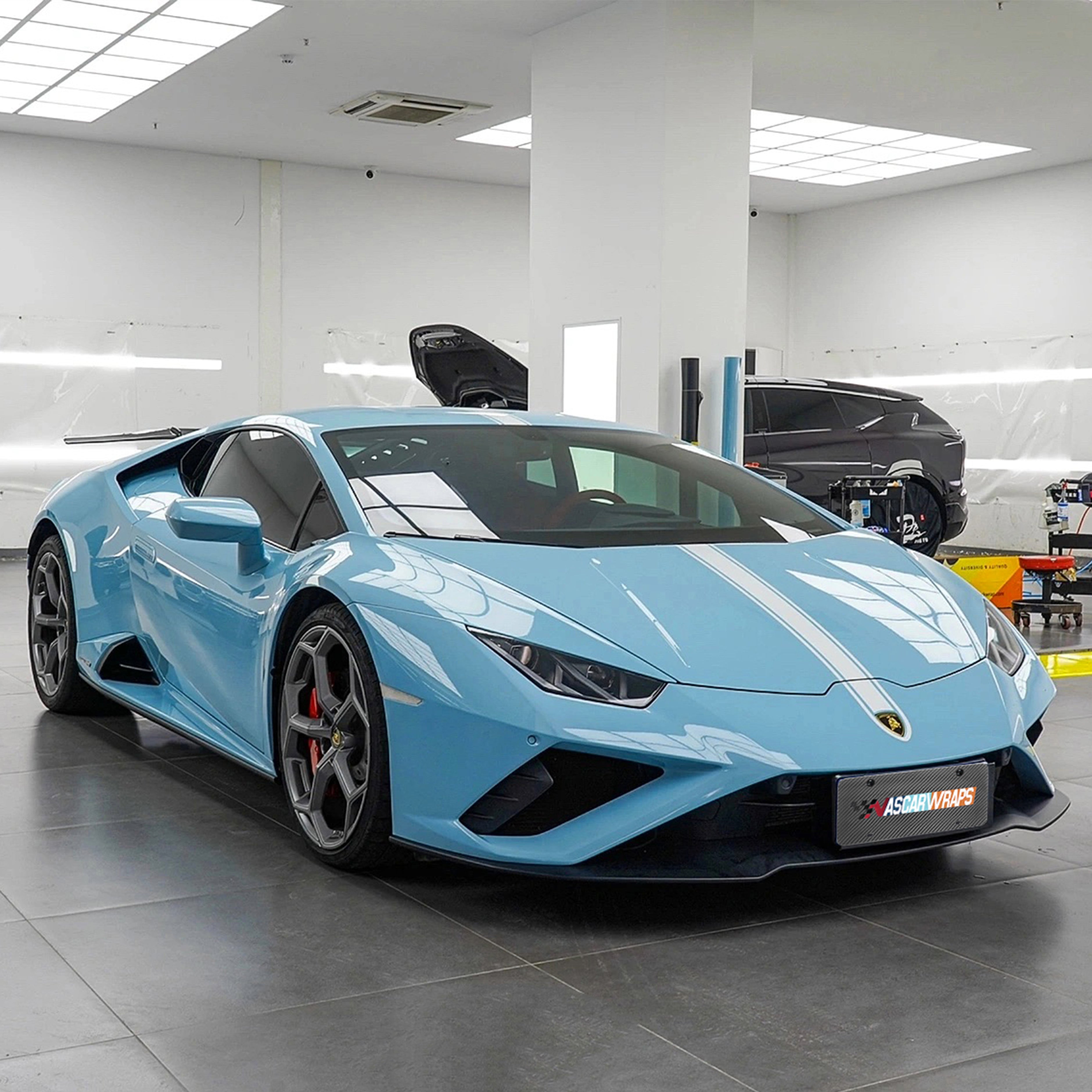 High Gloss Sea Breeze Blue Vinyl Wrap 02