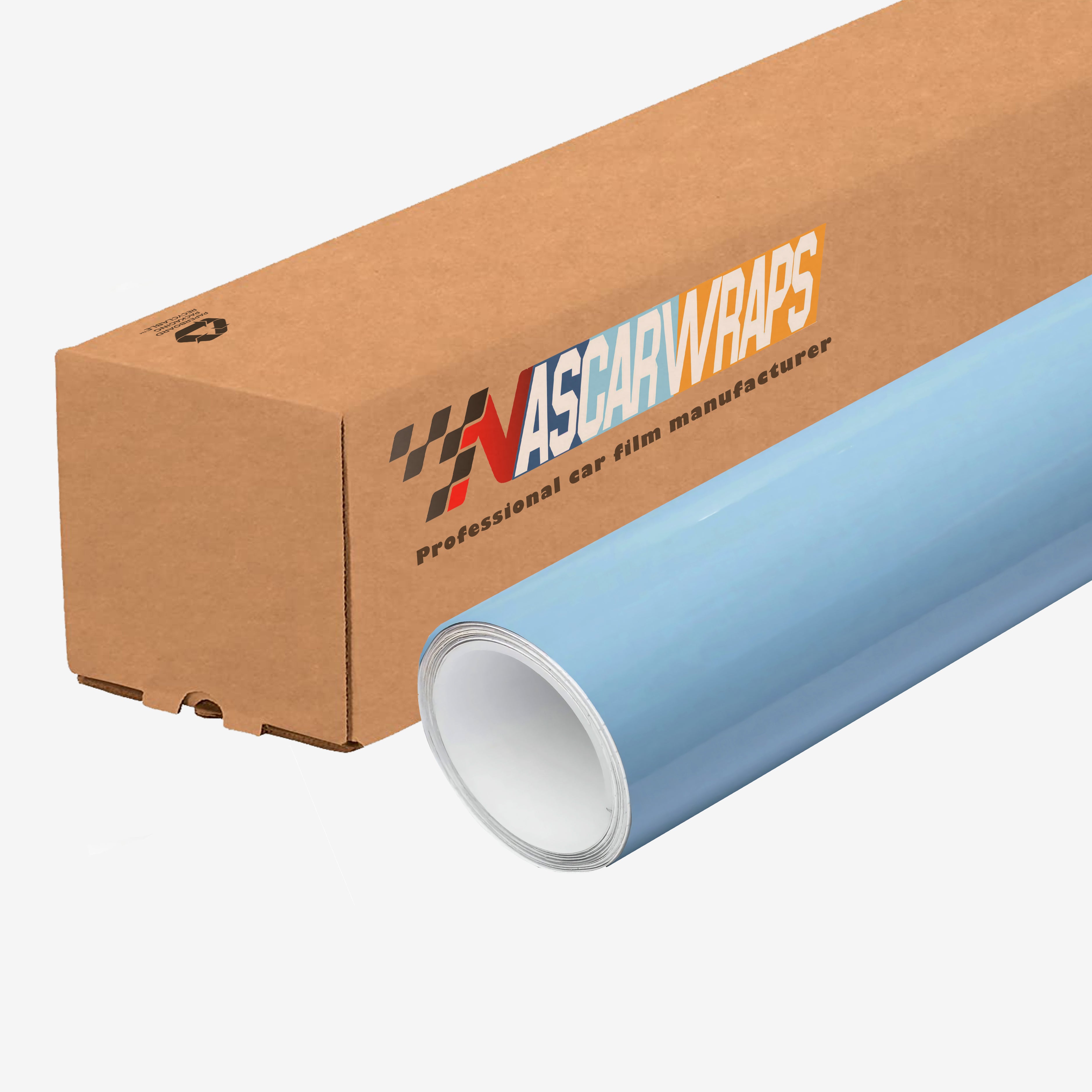 High Gloss Sea Breeze Blue Vinyl Wrap 03