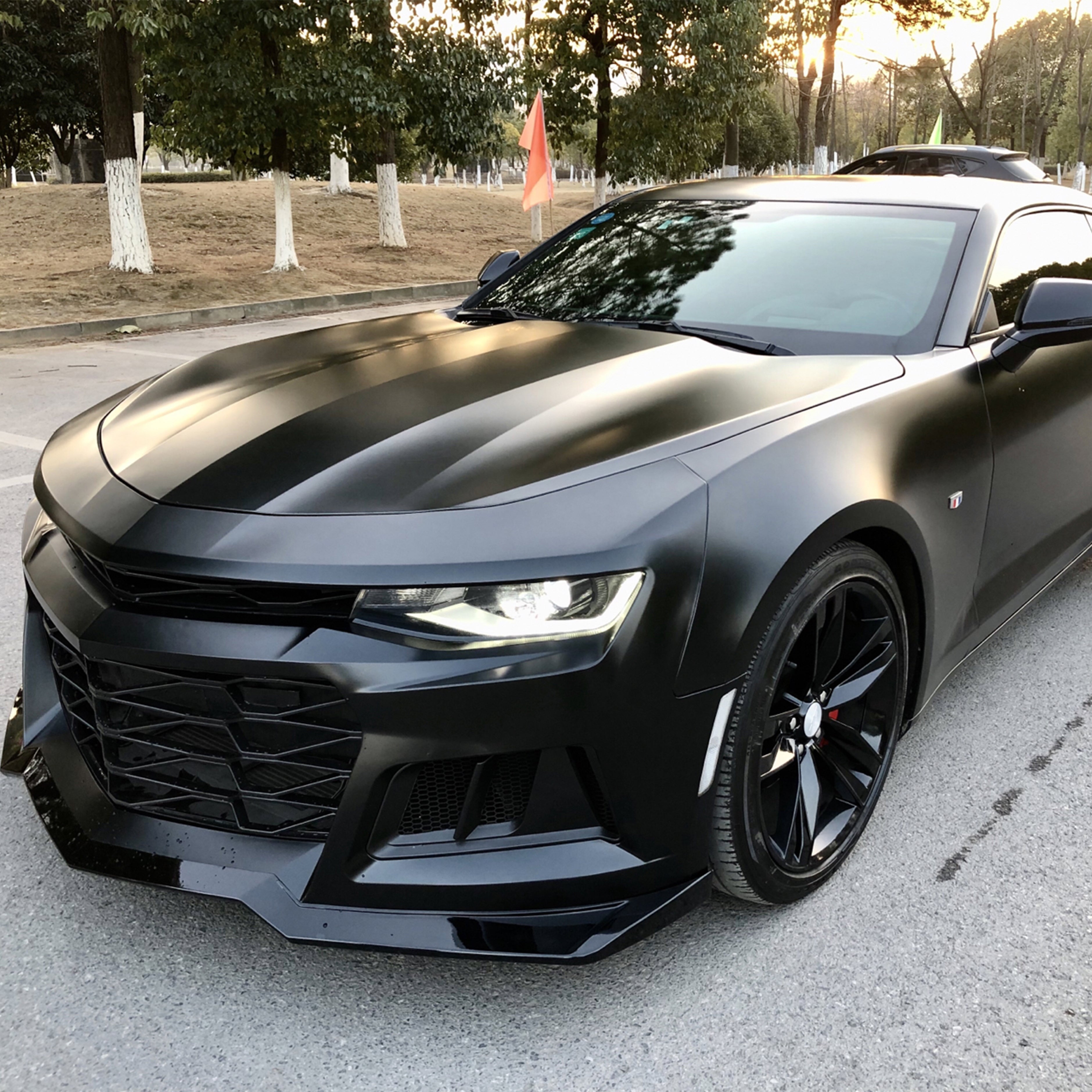 Premium Matte Satin Metallic Black Vinyl Wrap Film