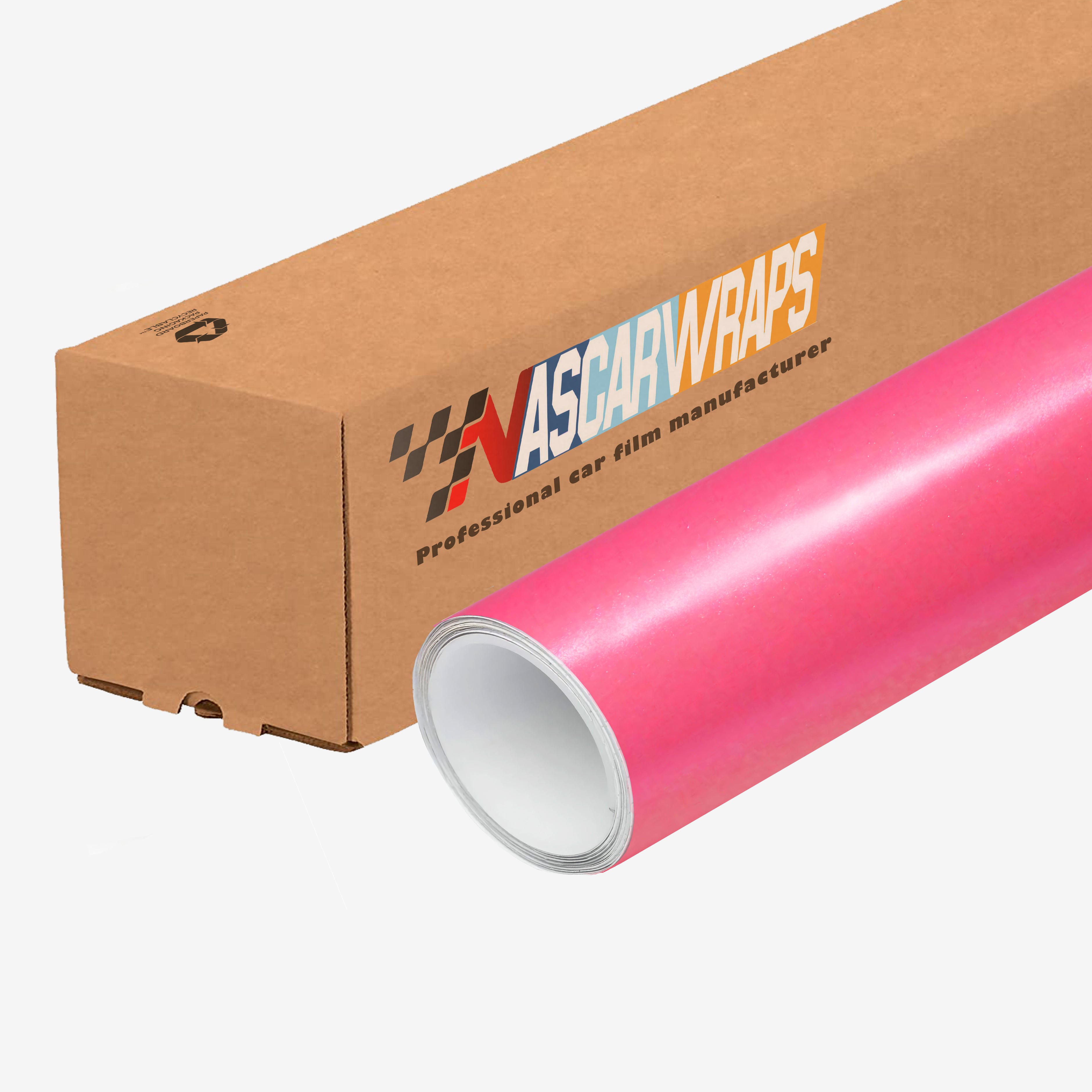 Matte Satin pink metallic vinyl wrap 2023 03