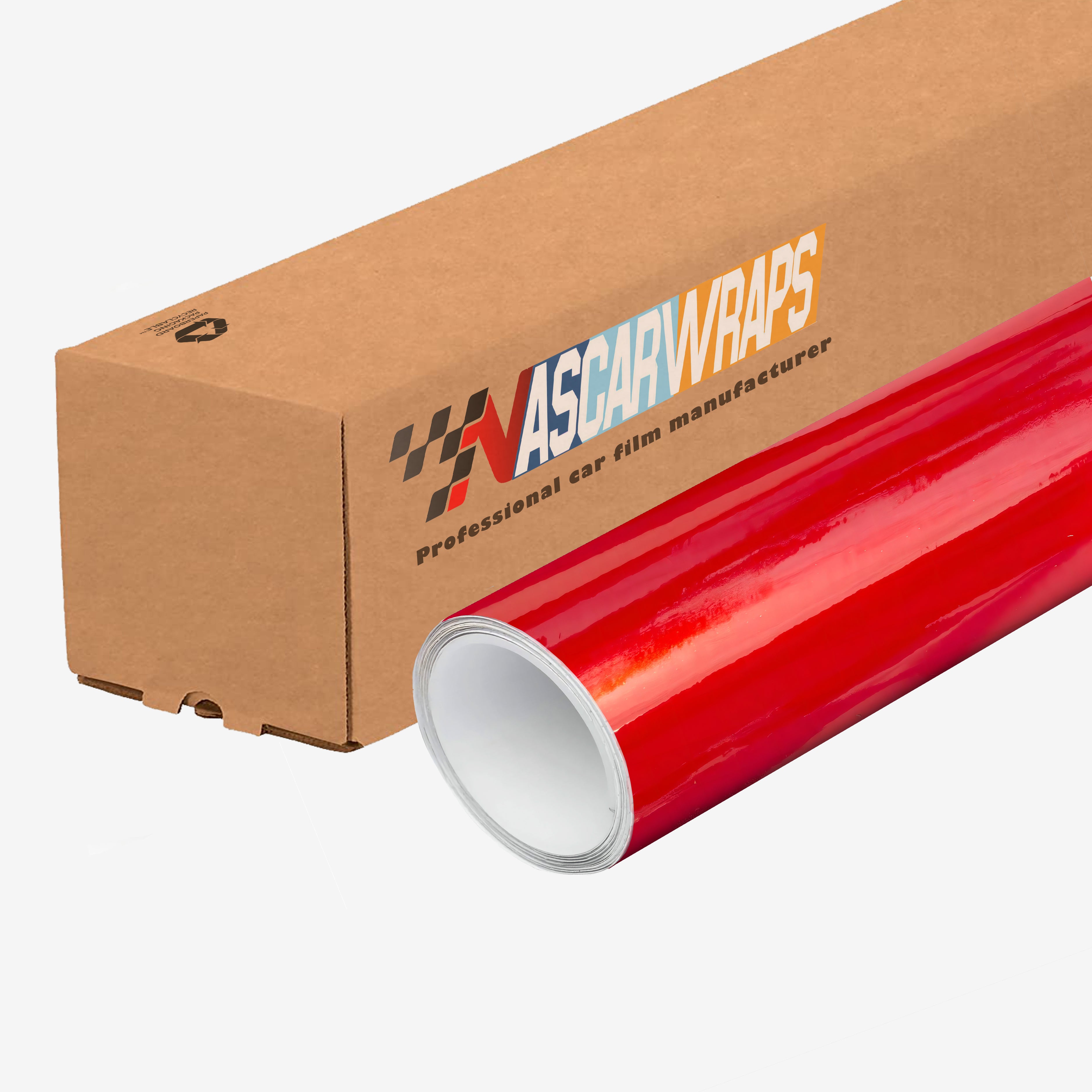 Gloss Victory Red Metallic Vinyl Wrap 2023 03