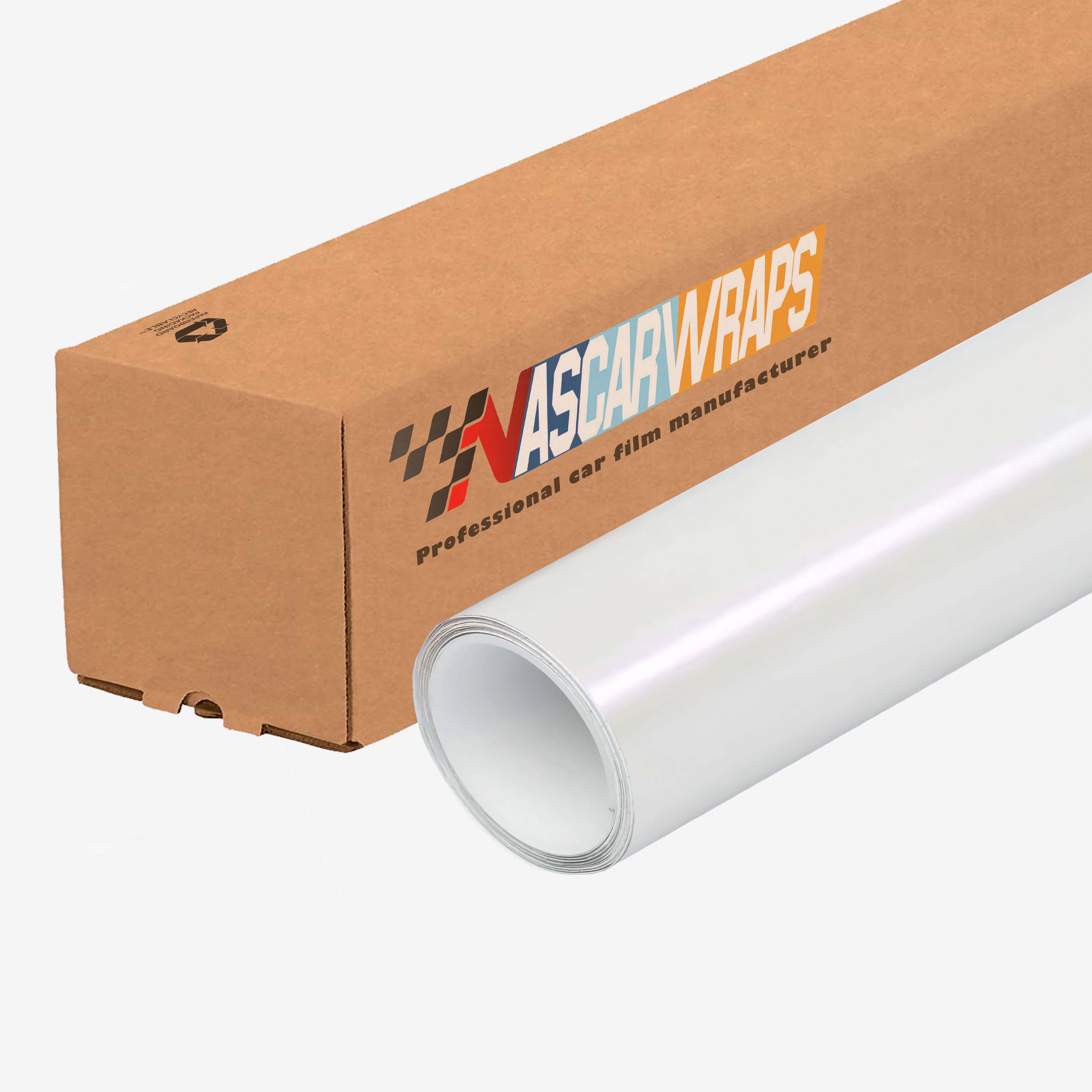 Matte Pearl White To Red Vinyl Wraps 202303